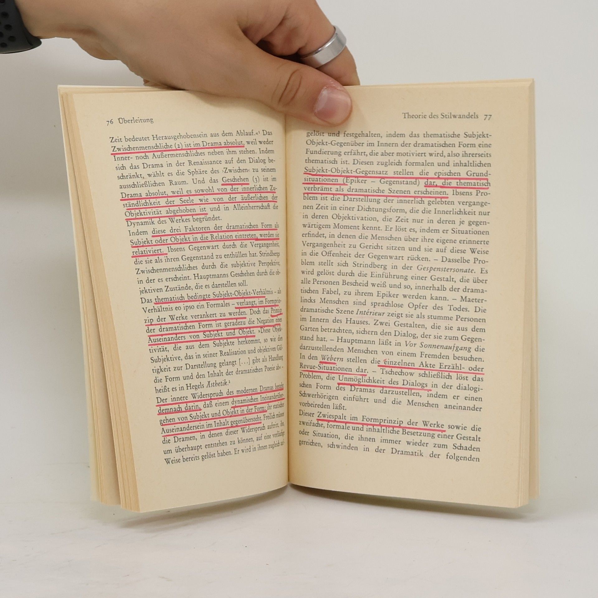 Péter Szondi Theorie des modernen Dramas 1880-1950