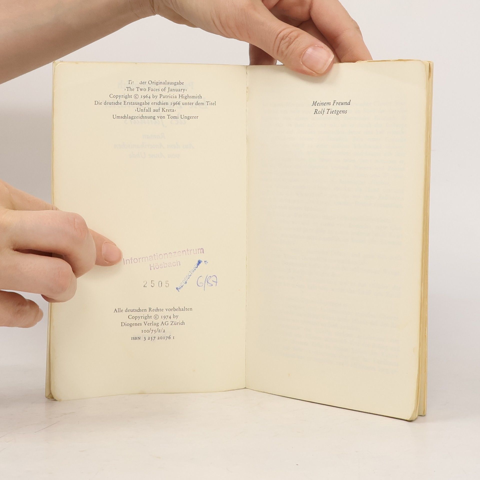Patricia Highsmith Die zwei Gesichter des Januars
