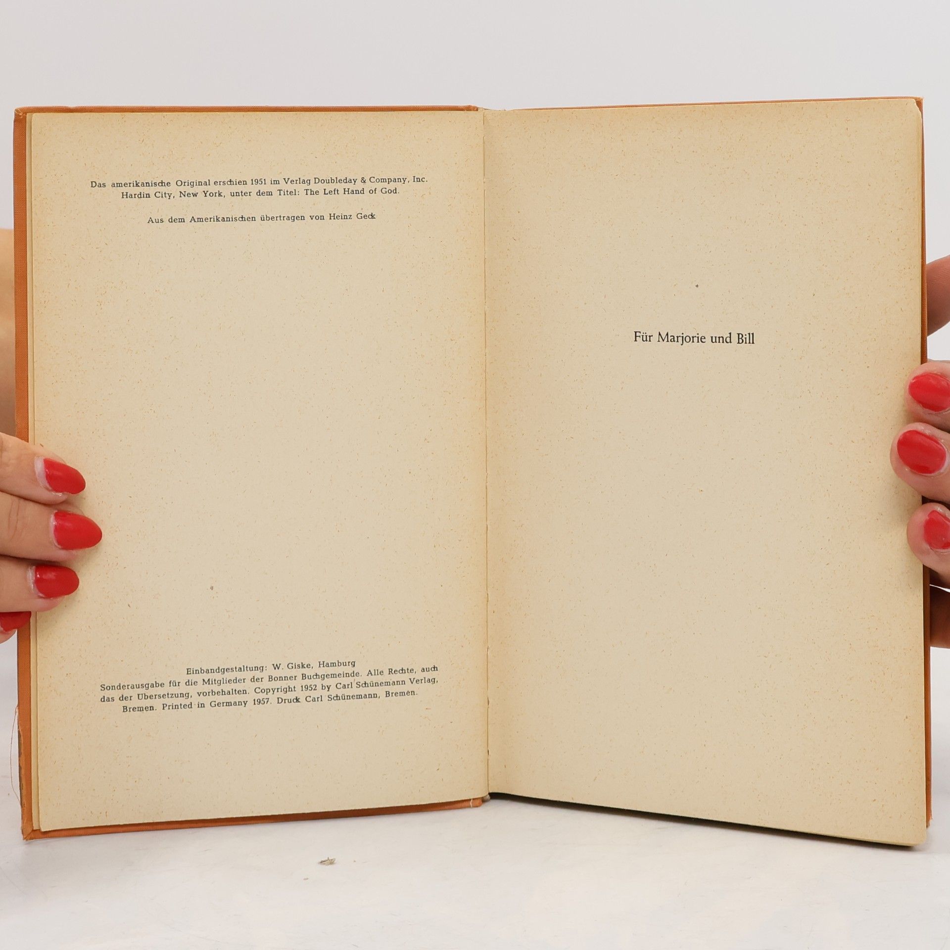 William E. Barrett Gottes Linke Hand