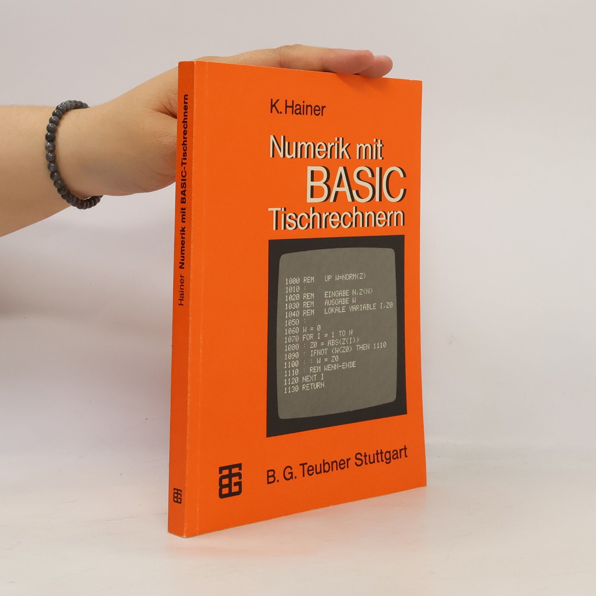 Karl Hainer Numerik mit BASIC-Tischrechnern