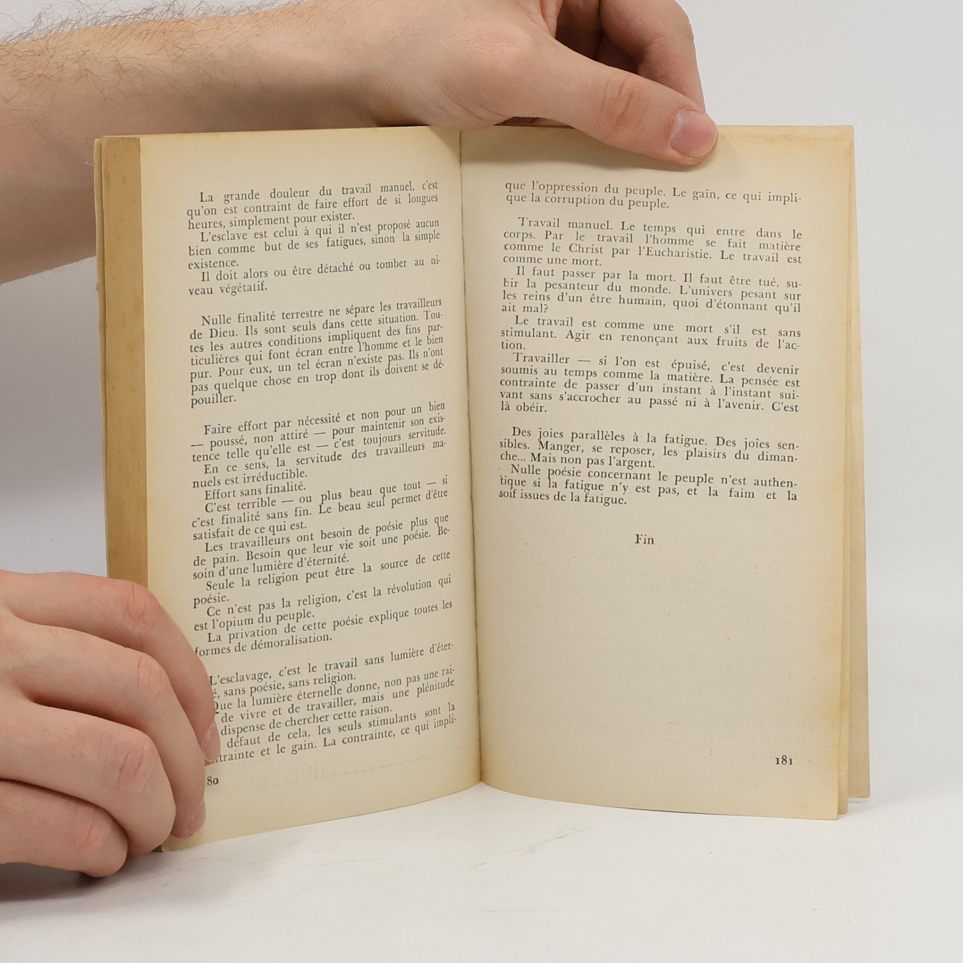 Simone Weil La pesanteur et la grâce