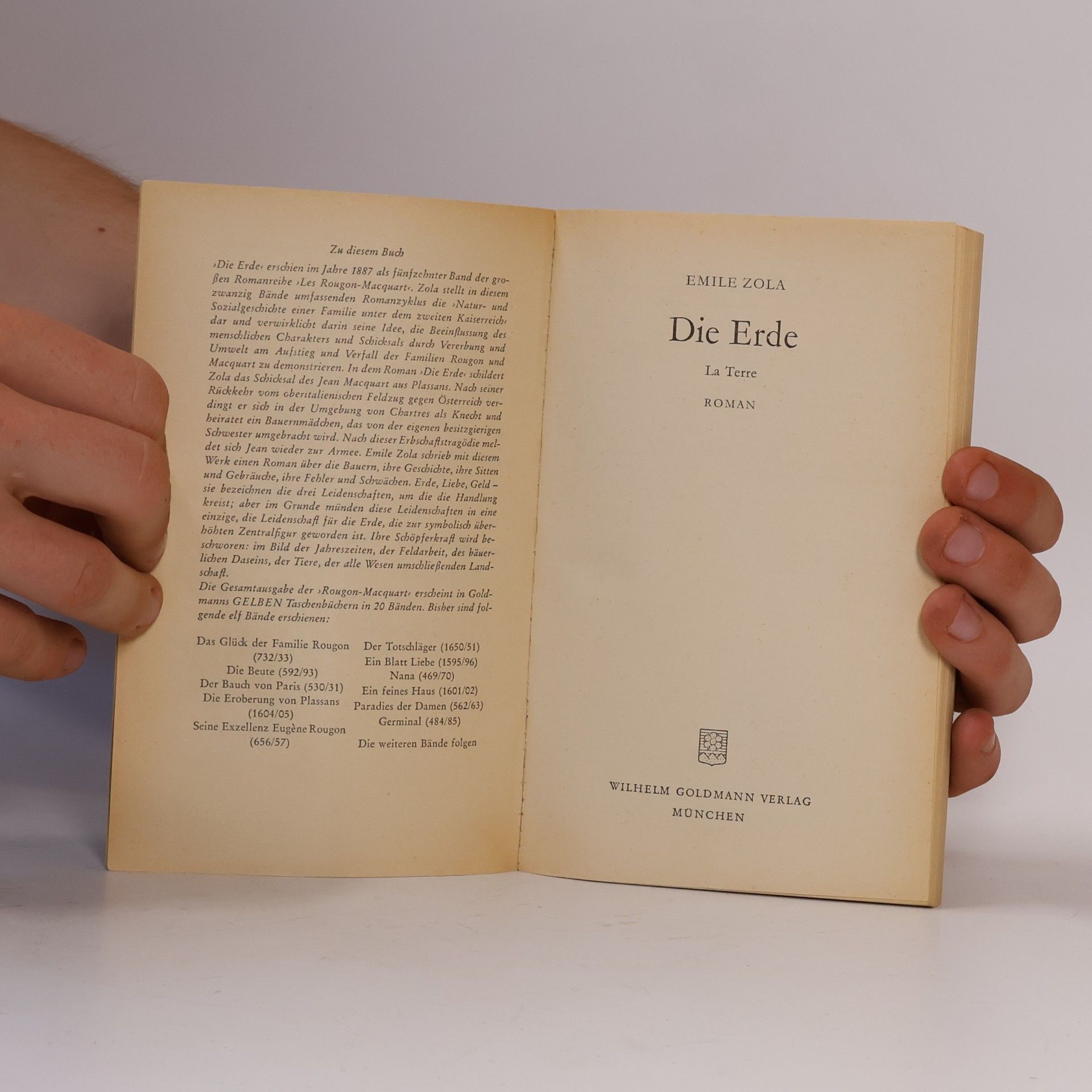 Émile Zola Die Erde