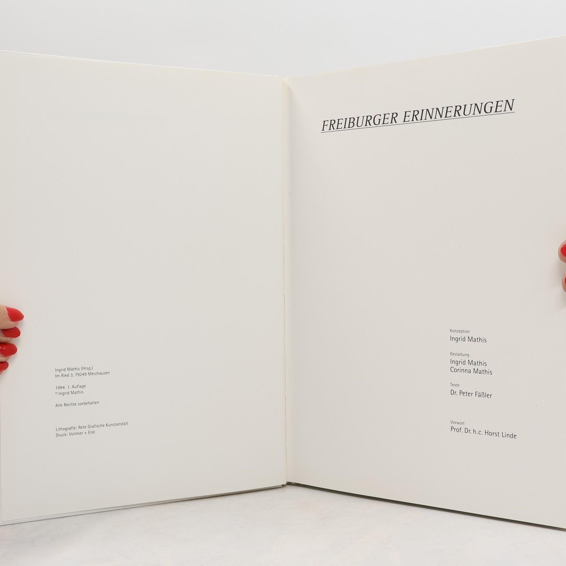 Autorenkollektiv Freiburger Erinnerungen