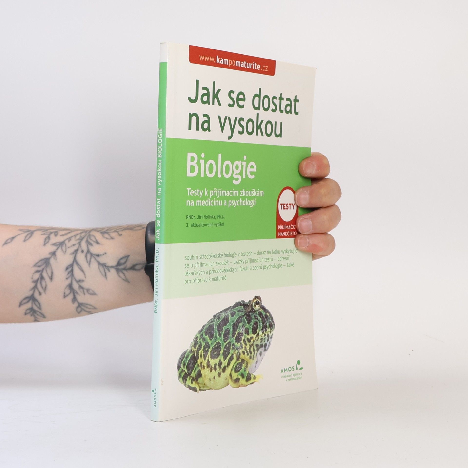 Jiří Holinka Biologie : testy k přijímacím zkouškám na VŠ