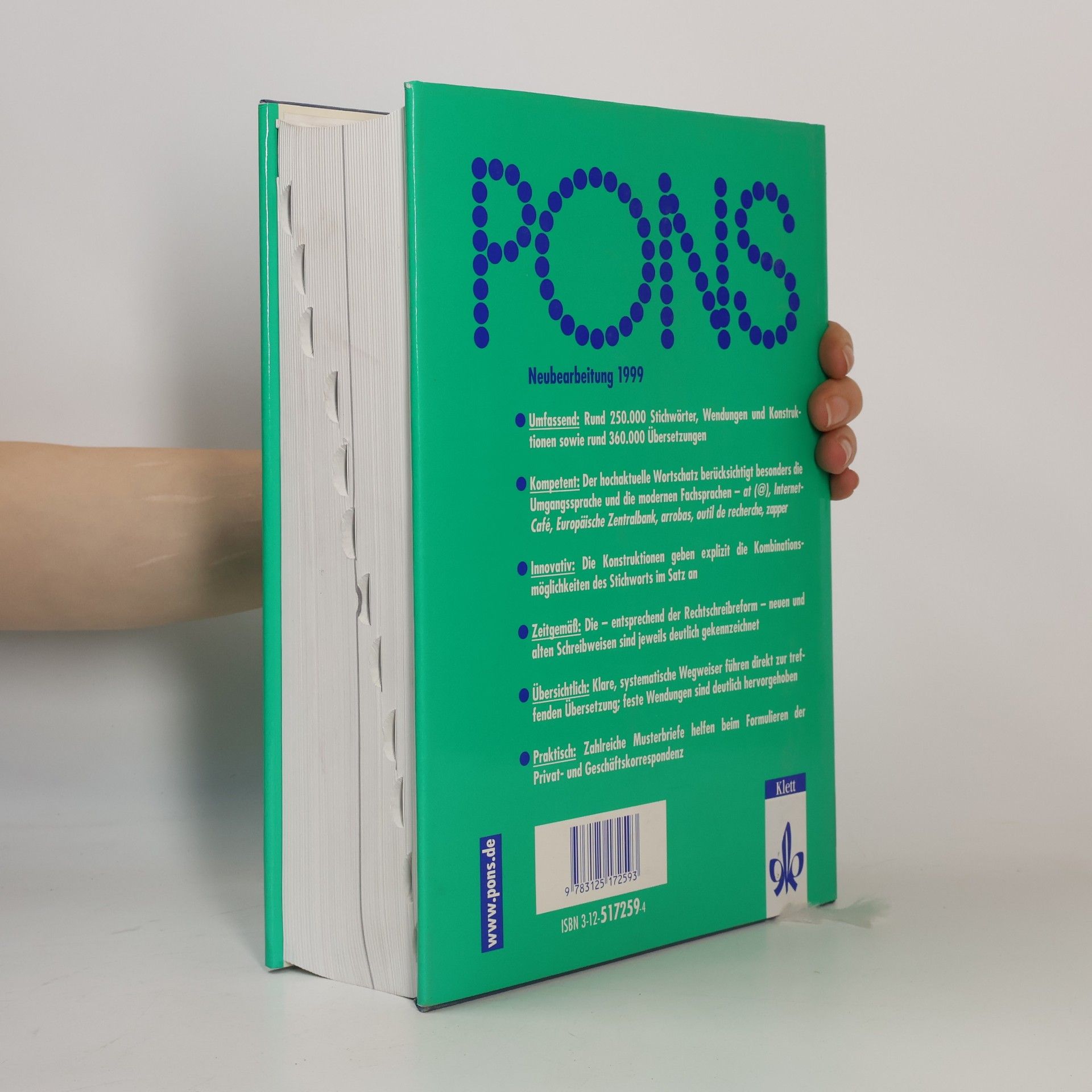 Jean Chassard PONS Großwörterbuch für Experten und Universität, Französisch, mit Daumenregister