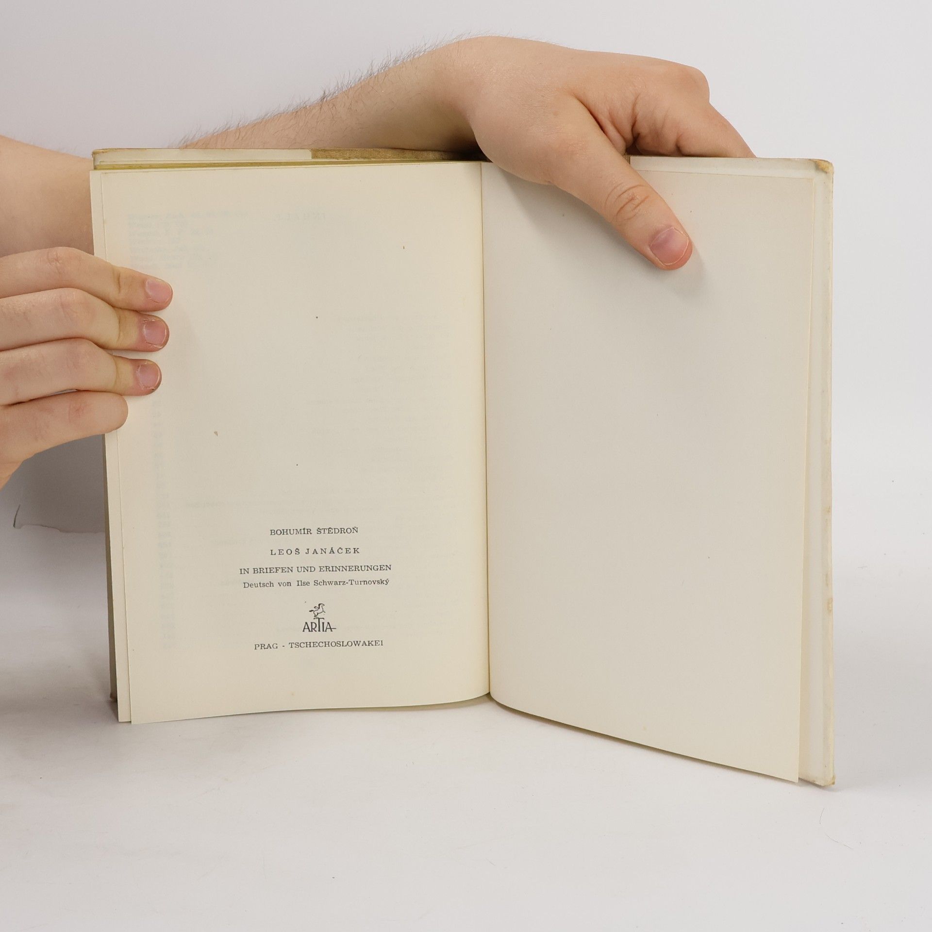 Bohumír Štědroň Janáček: In Briefen und Erinnerungen