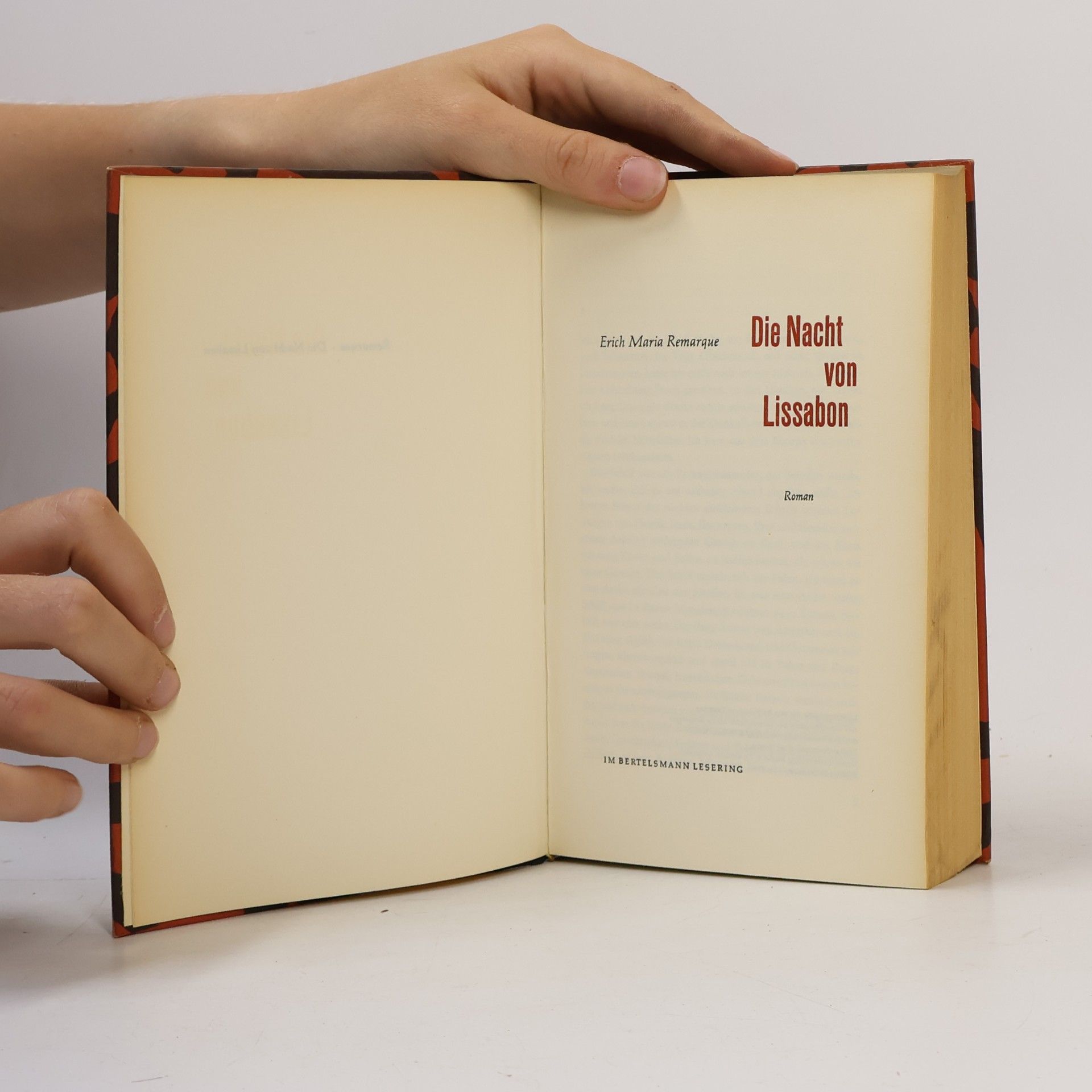 Erich Maria Remarque Die Nacht von Lissabon