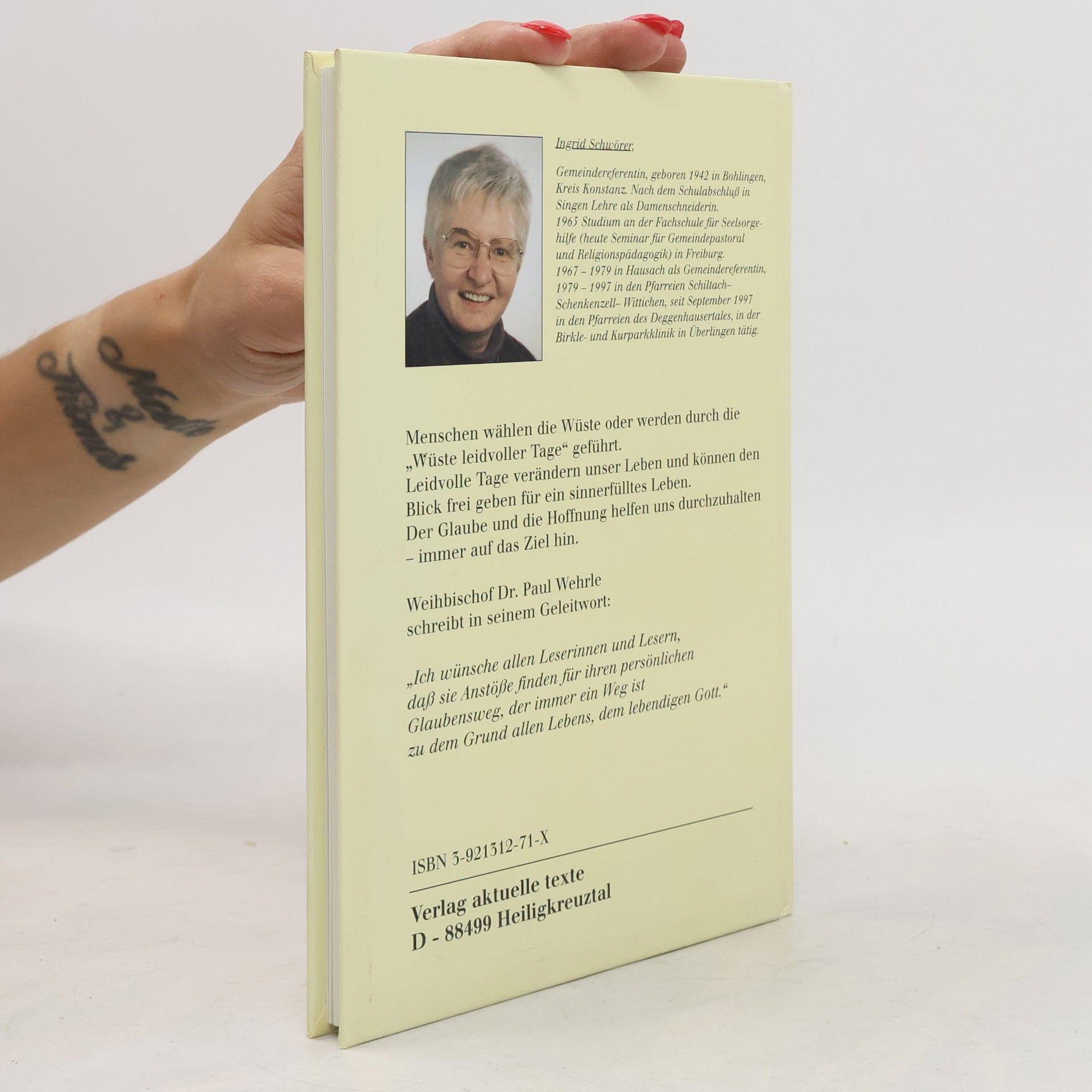 Ingrid Schwörer Tief ist die Sehnsucht nach Leben