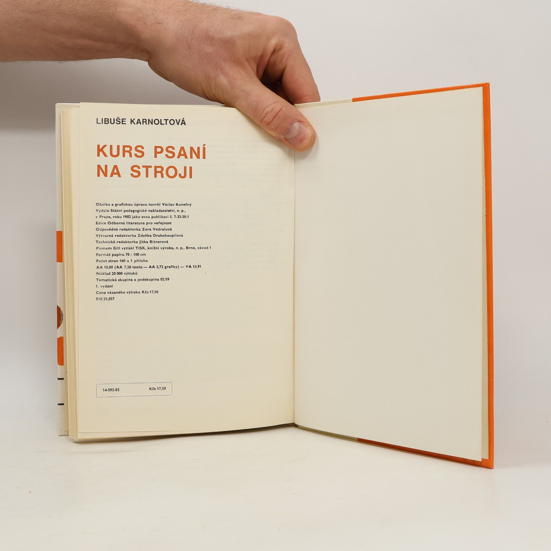Libuše Karnoltová Kurs psaní na stroji