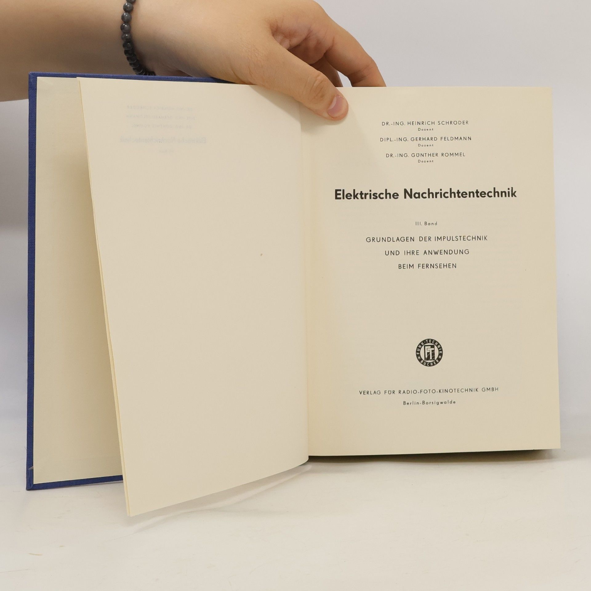 Heinrich Schröder Elektrische Nachrichtentechnik III