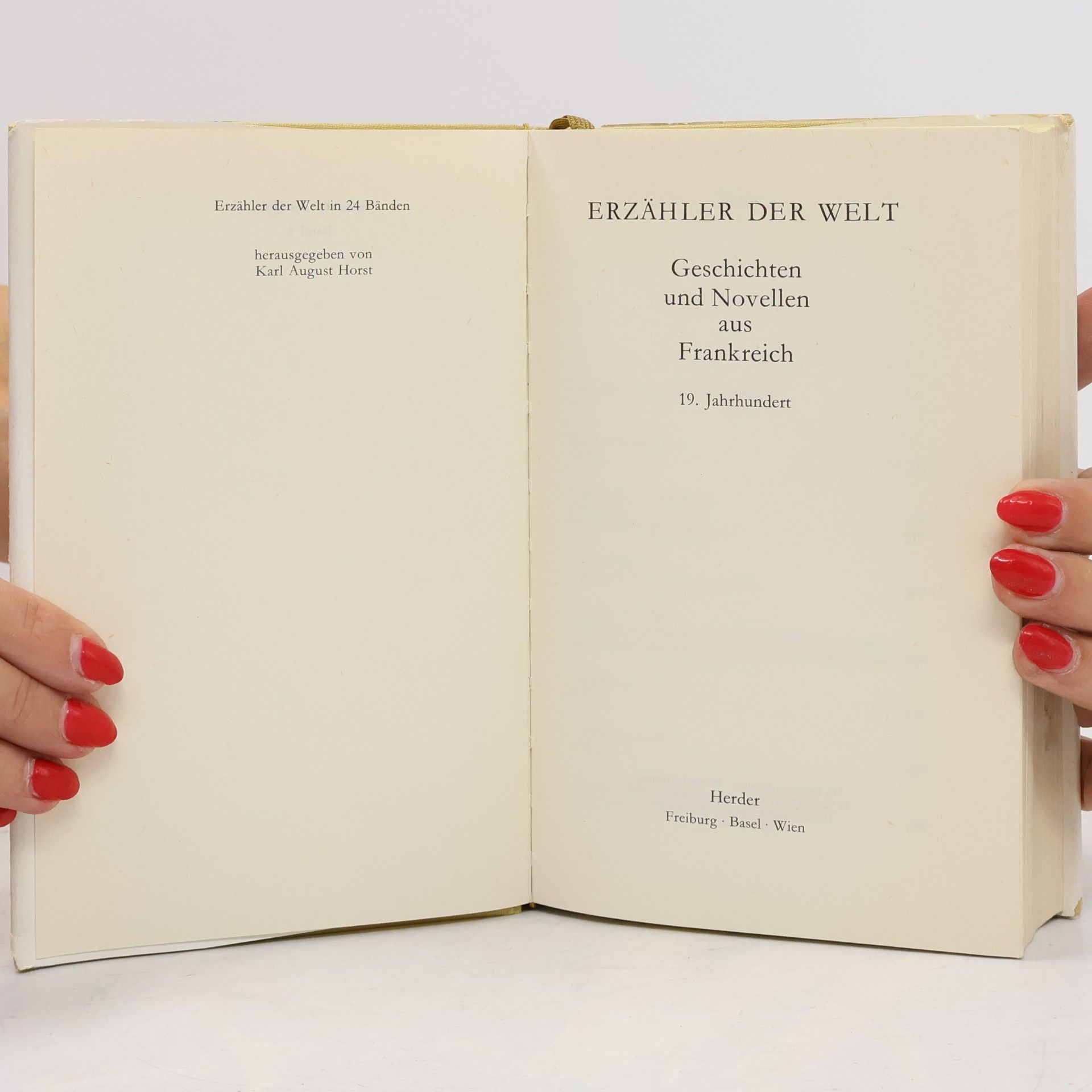 Various authors Geschichten und Novellen aus Frankreich