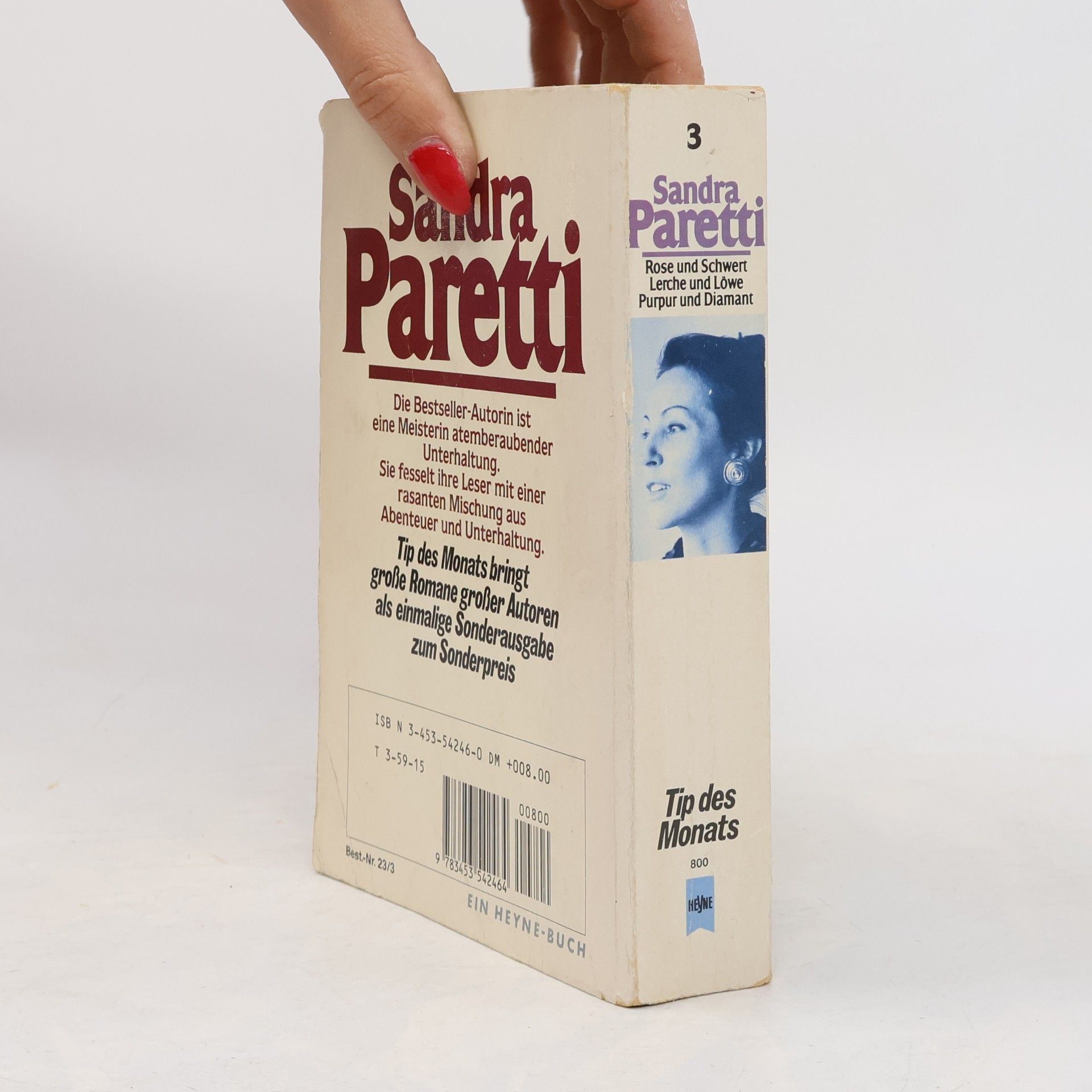 Sandra Paretti Rose und Schwert, Lerche und Lowe, Purpur und Diamant, (tři romány)