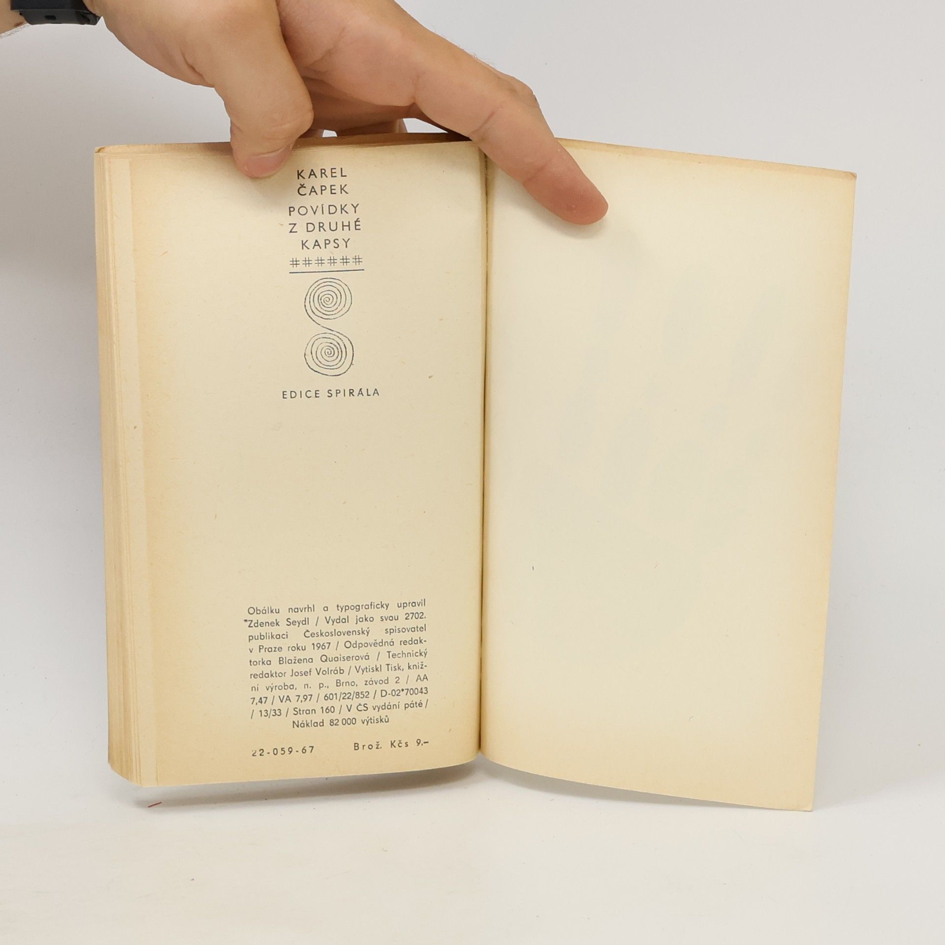 Karel Čapek Povídky z druhé kapsy