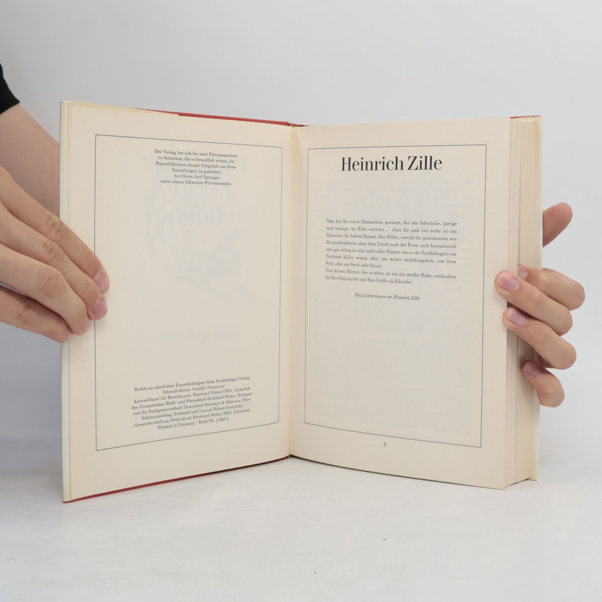 Heinrich Zille Das große Zille Buch
