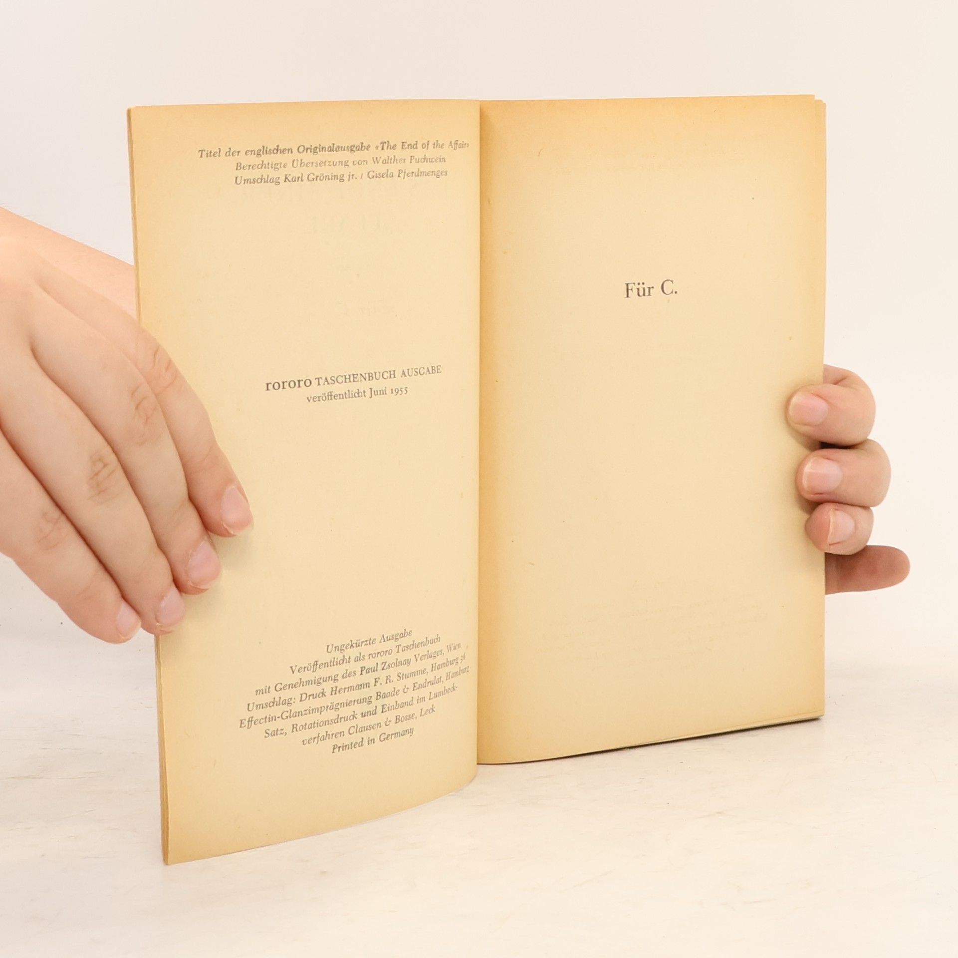 Graham Greene Das Ende einer Affäre