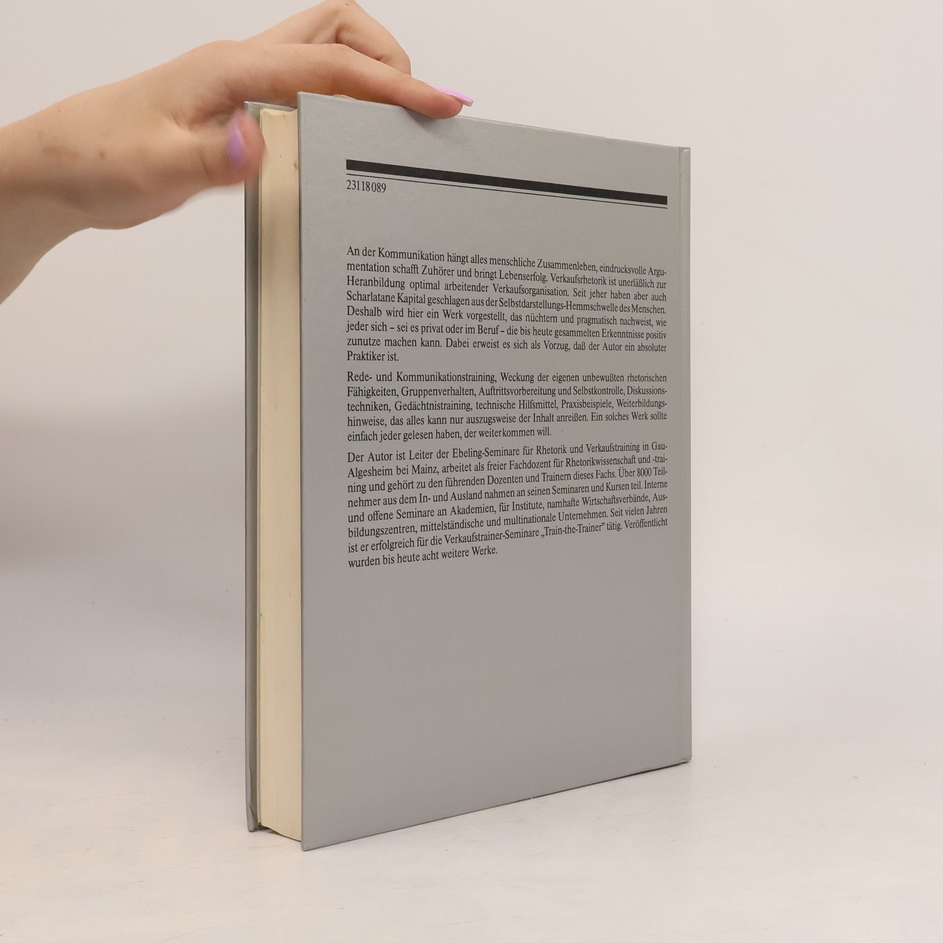 Peter Ebeling Das grosse Buch der Rhetorik