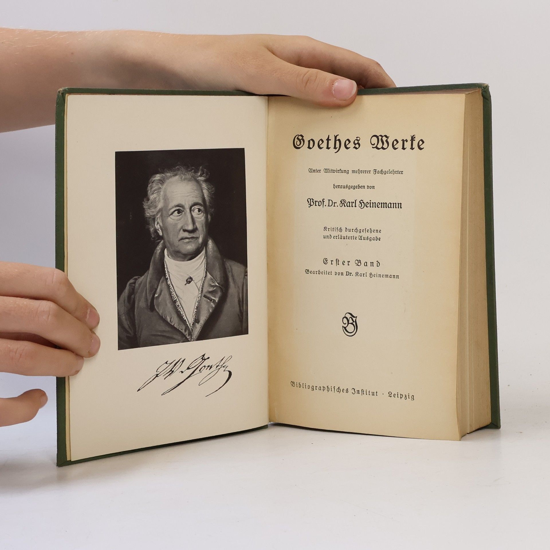 Karl Heinemann Goethes Werke 1