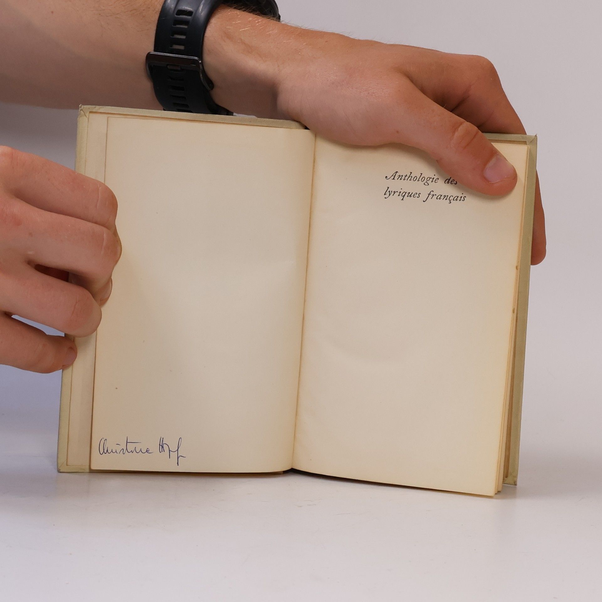 Charles Sarolea Anthologie des Poètes lyriques français