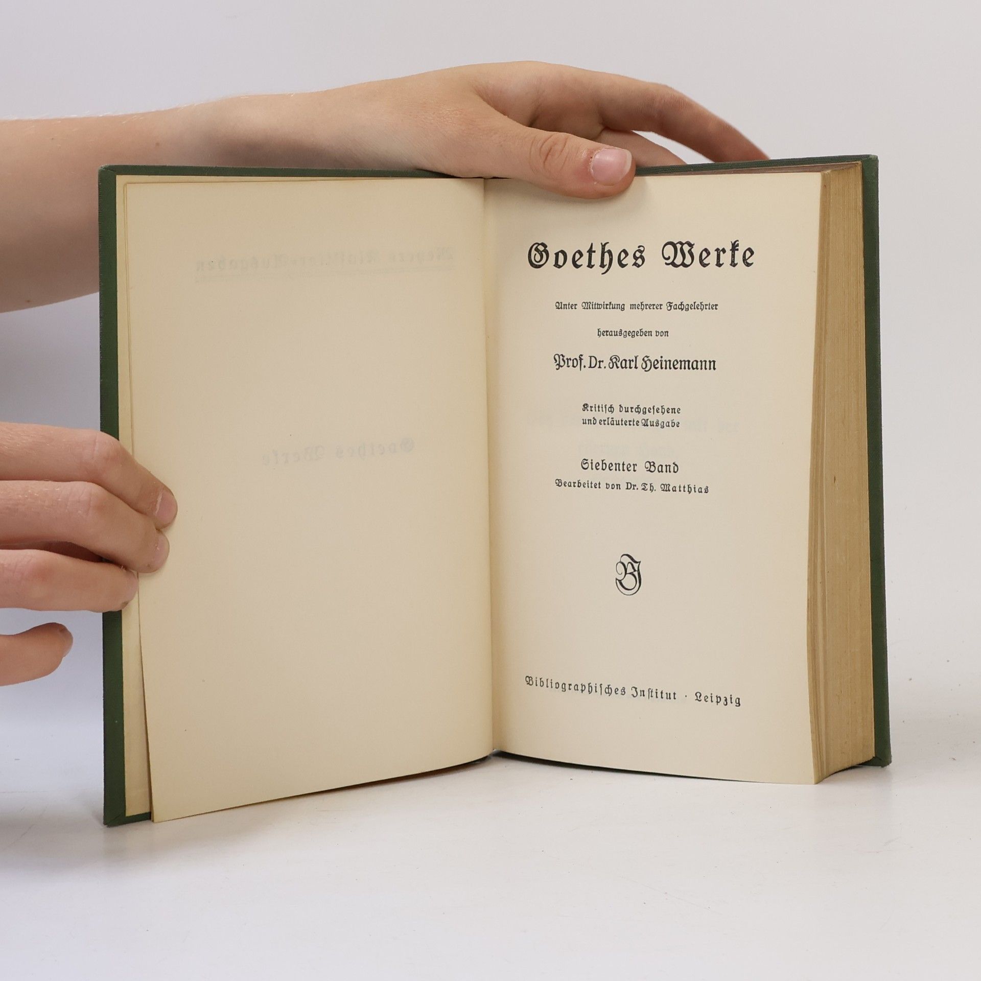 Heinrich Kurz Goethes Werke 7.