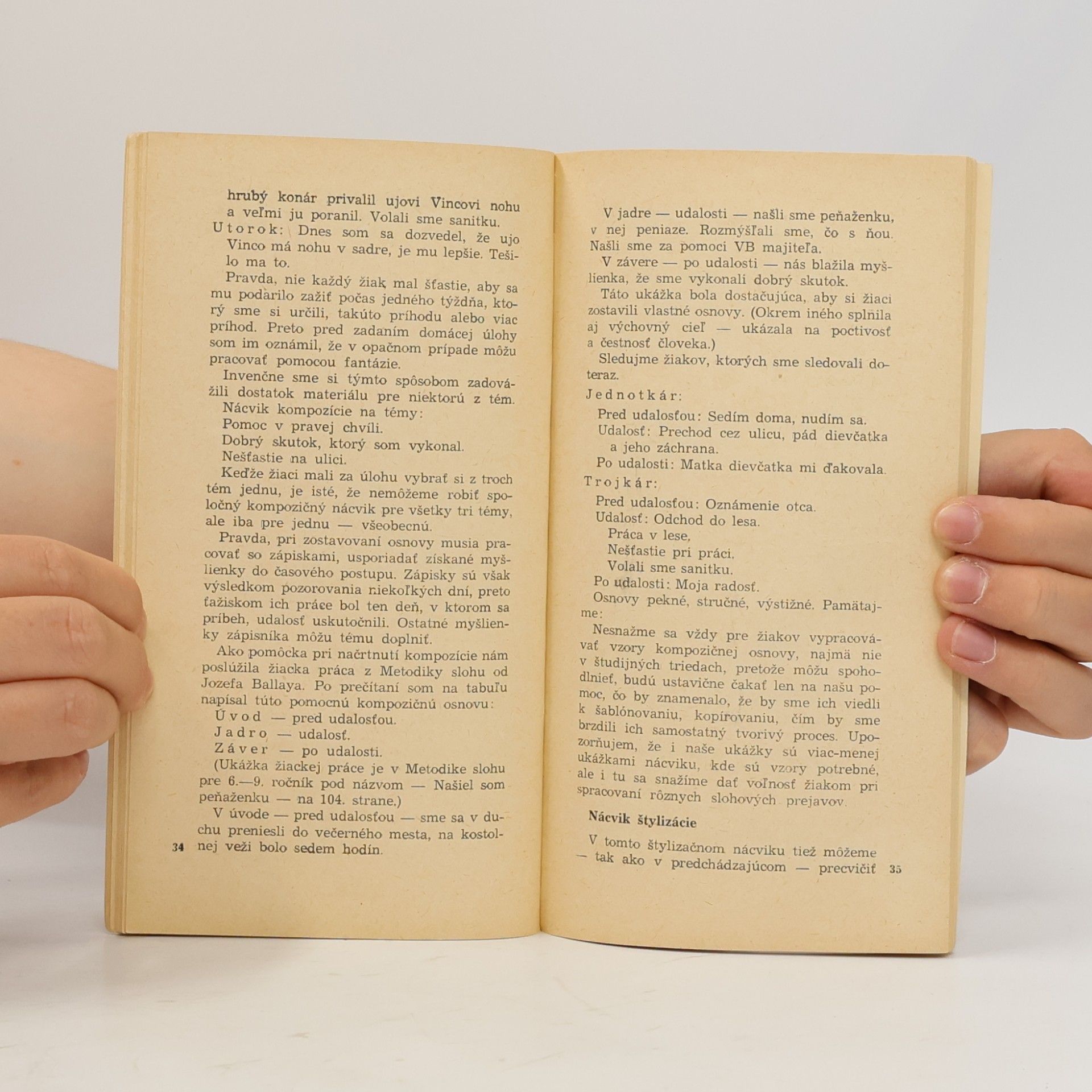 František Ruščák Nácvik invencie, kompozície a štylizácie na hodinách slohu