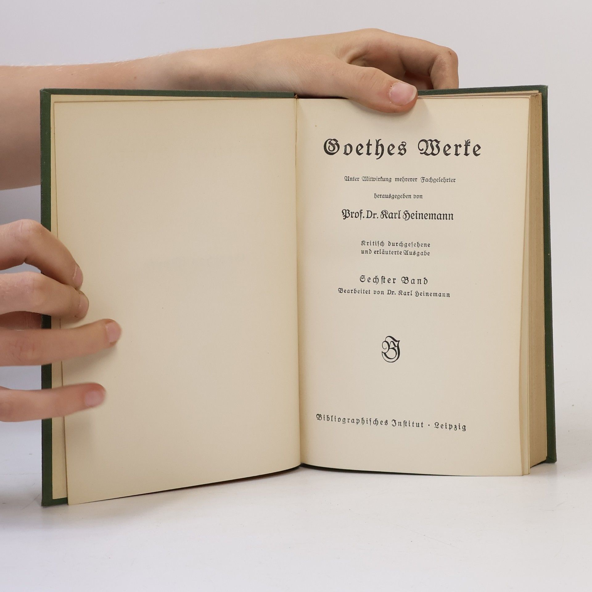 Johann Wolfgang von Goethe Goethes Werke 6