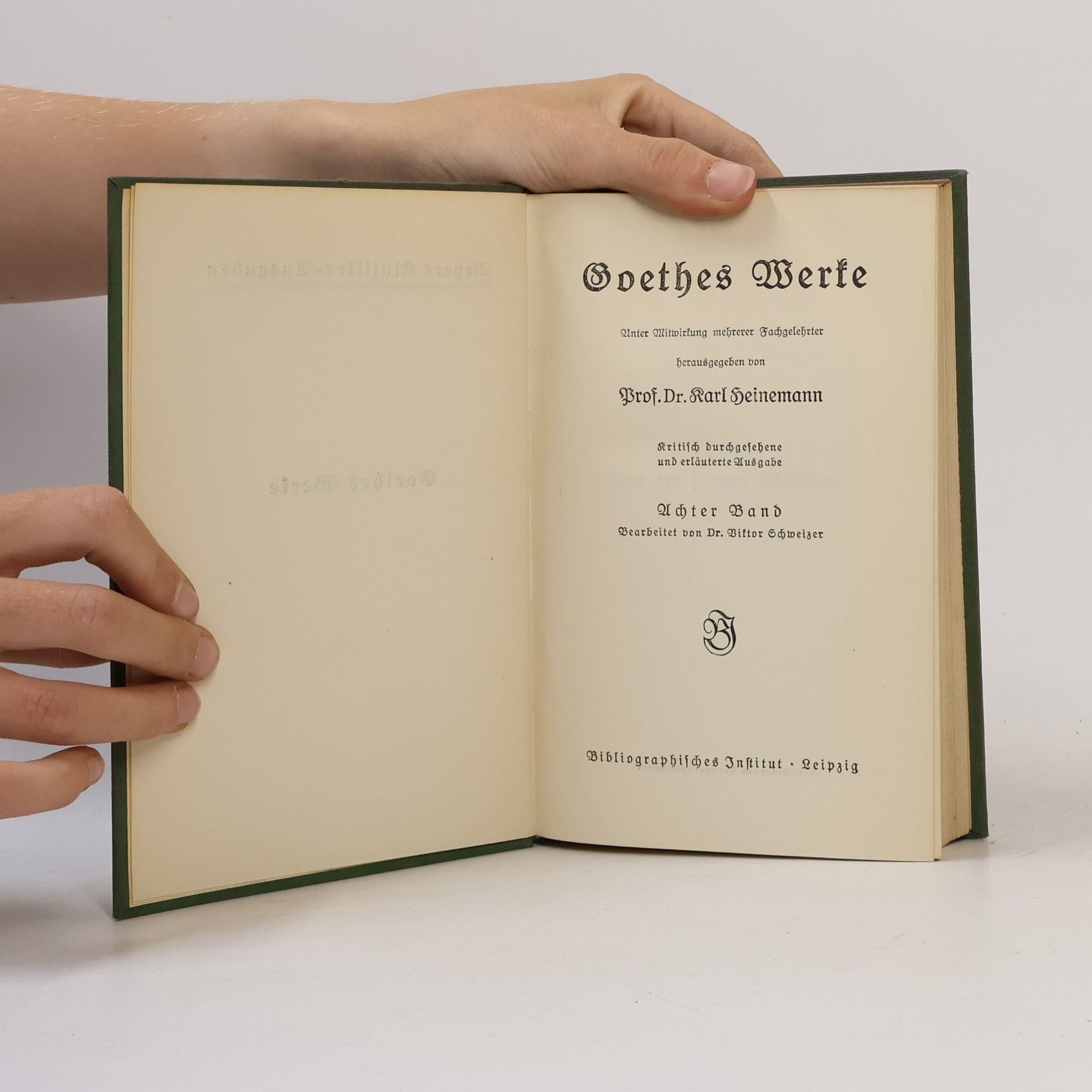 Heinrich Kurz Goethes Werke 8
