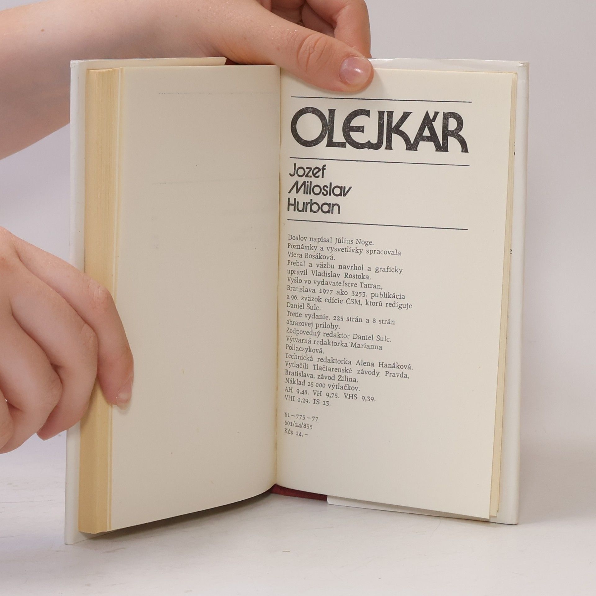 Jozef Miloslav Hurban Olejkár