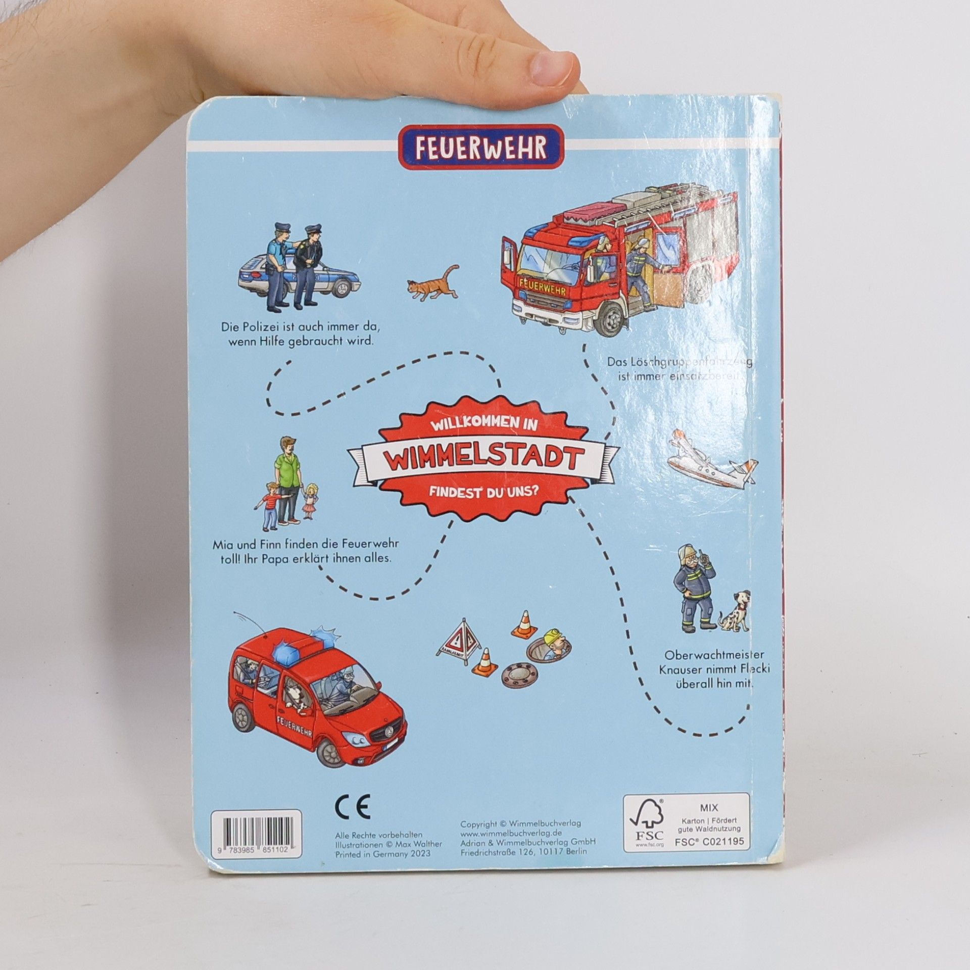 Max Walther Mein Wimmelbuch Feuerwehr
