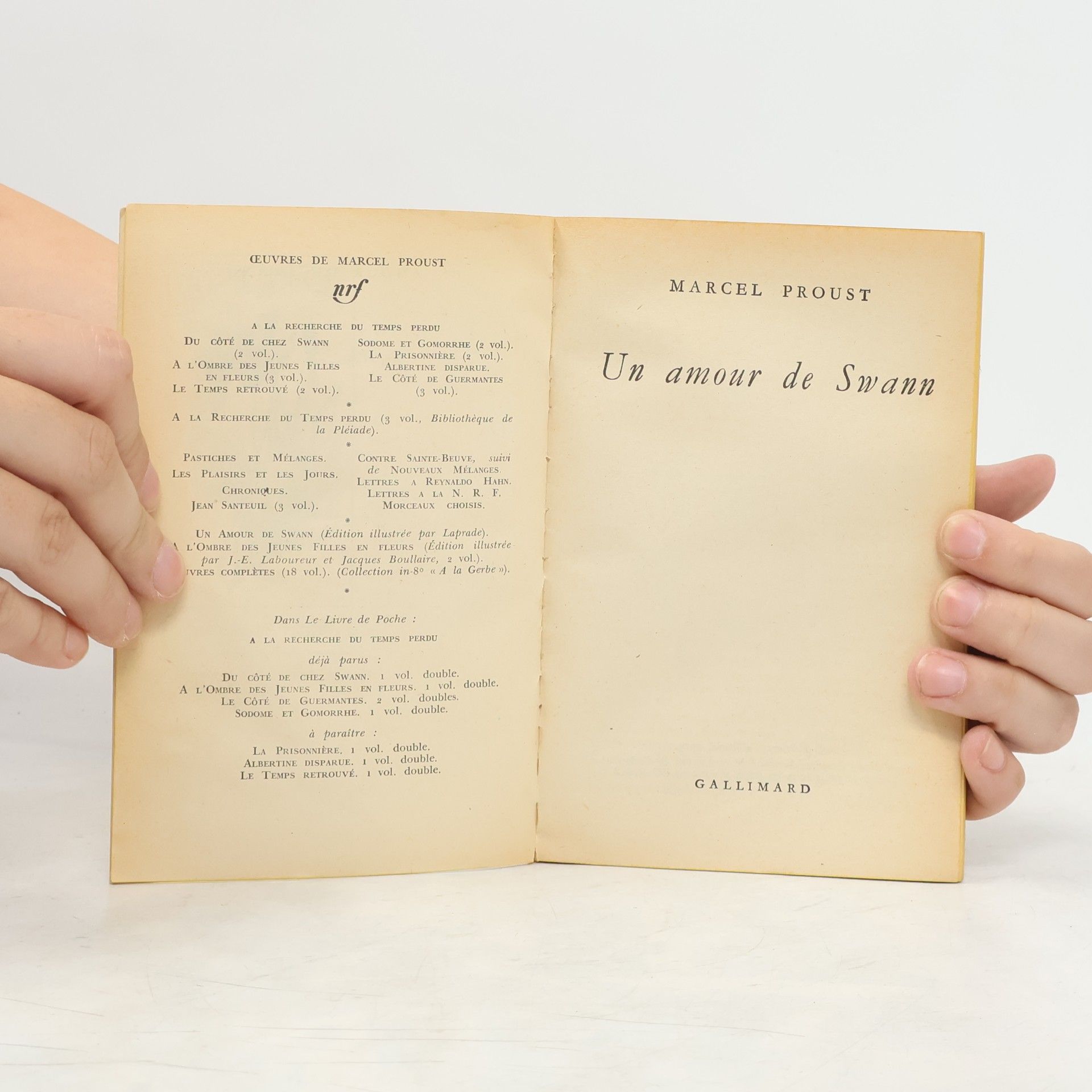 Marcel Proust Un amour de swann