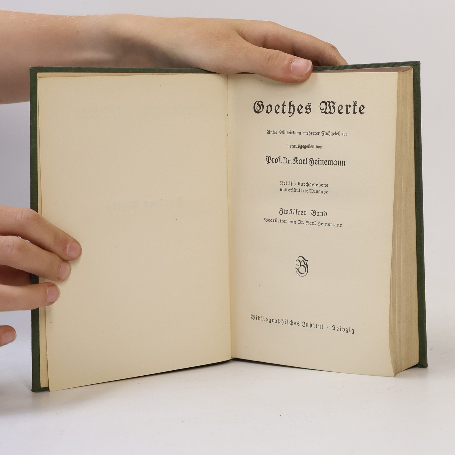 Karl Heinemann Goethes Werke. Zweiter band