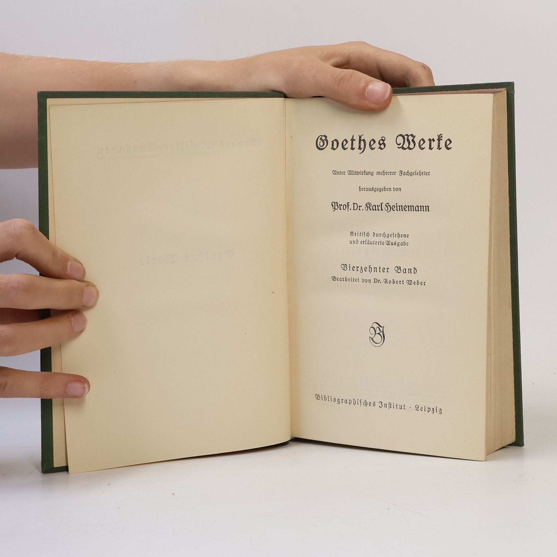Johann Wolfgang von Goethe Goethes Werke 14