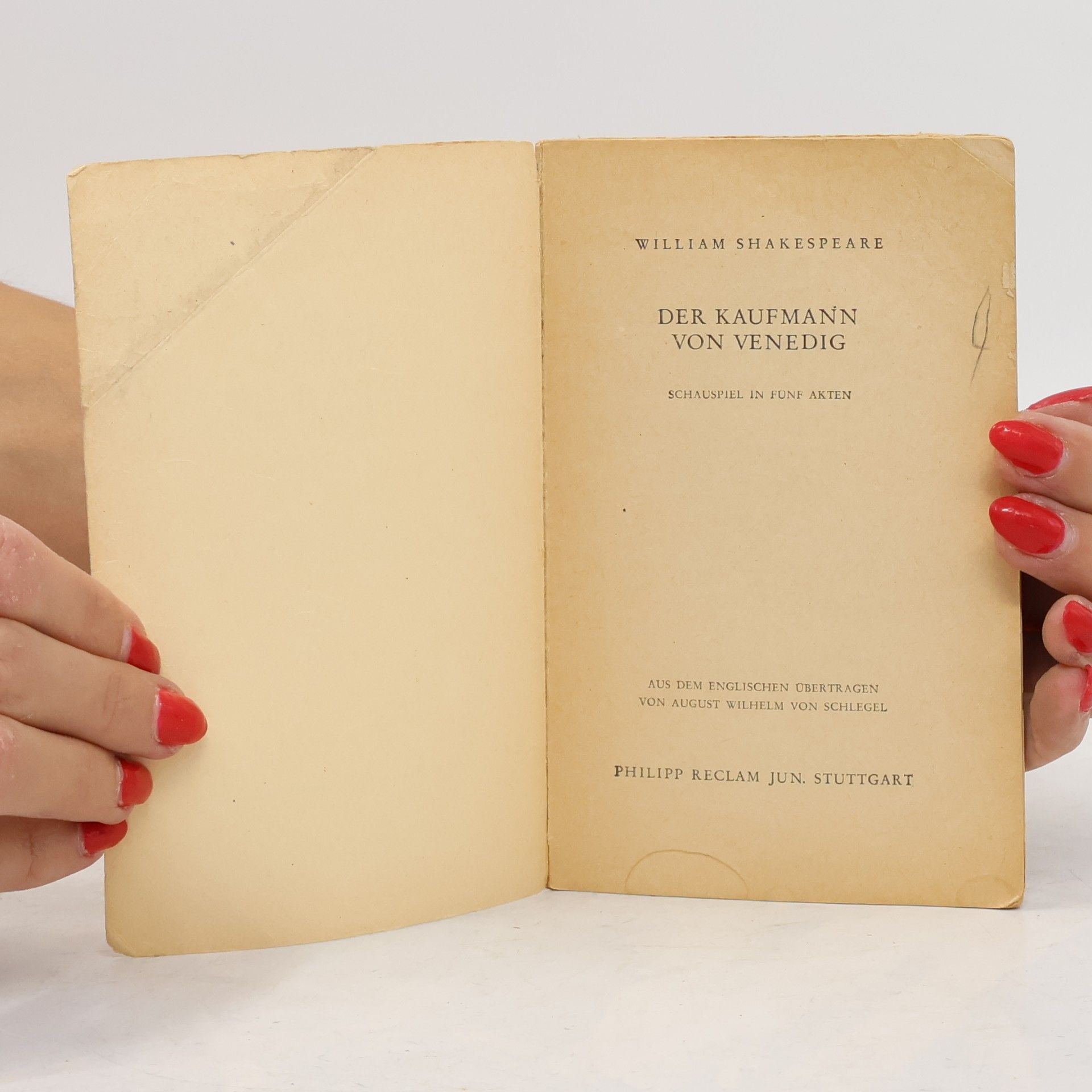 William Shakespeare Der Kaufmann von Venedig