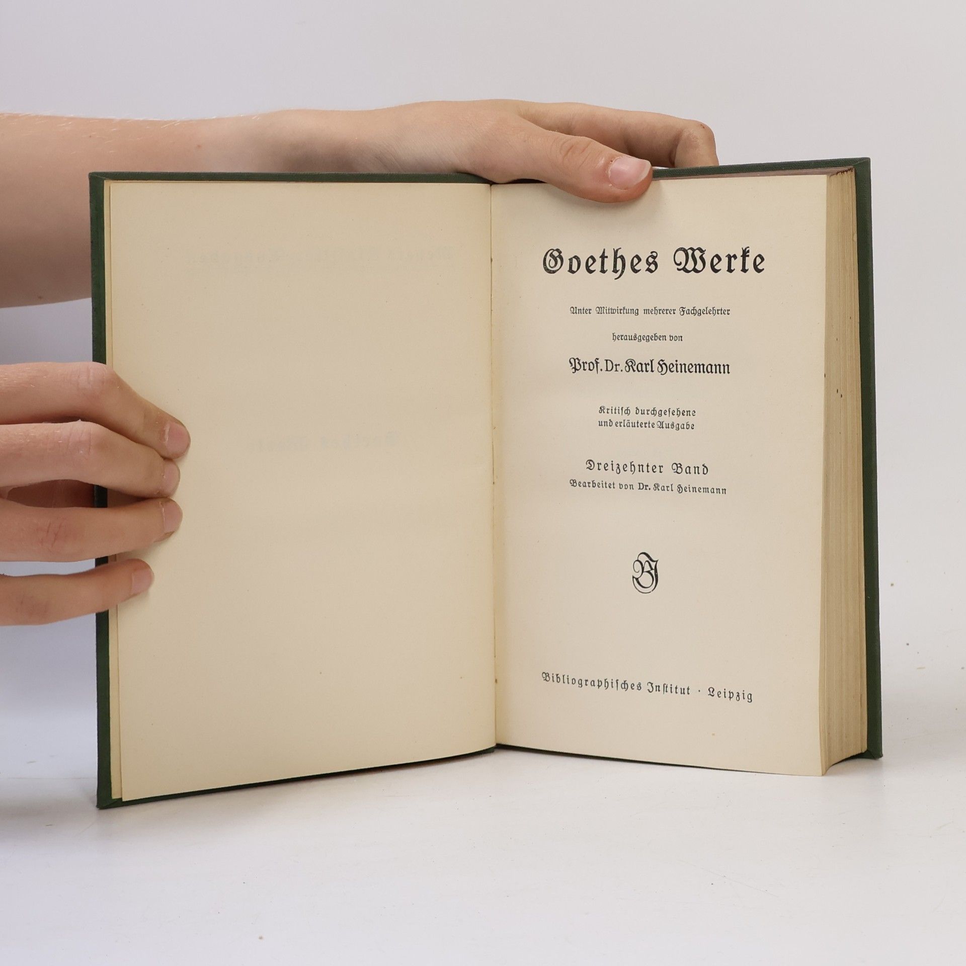 Johann Wolfgang von Goethe Goethes Werke 13