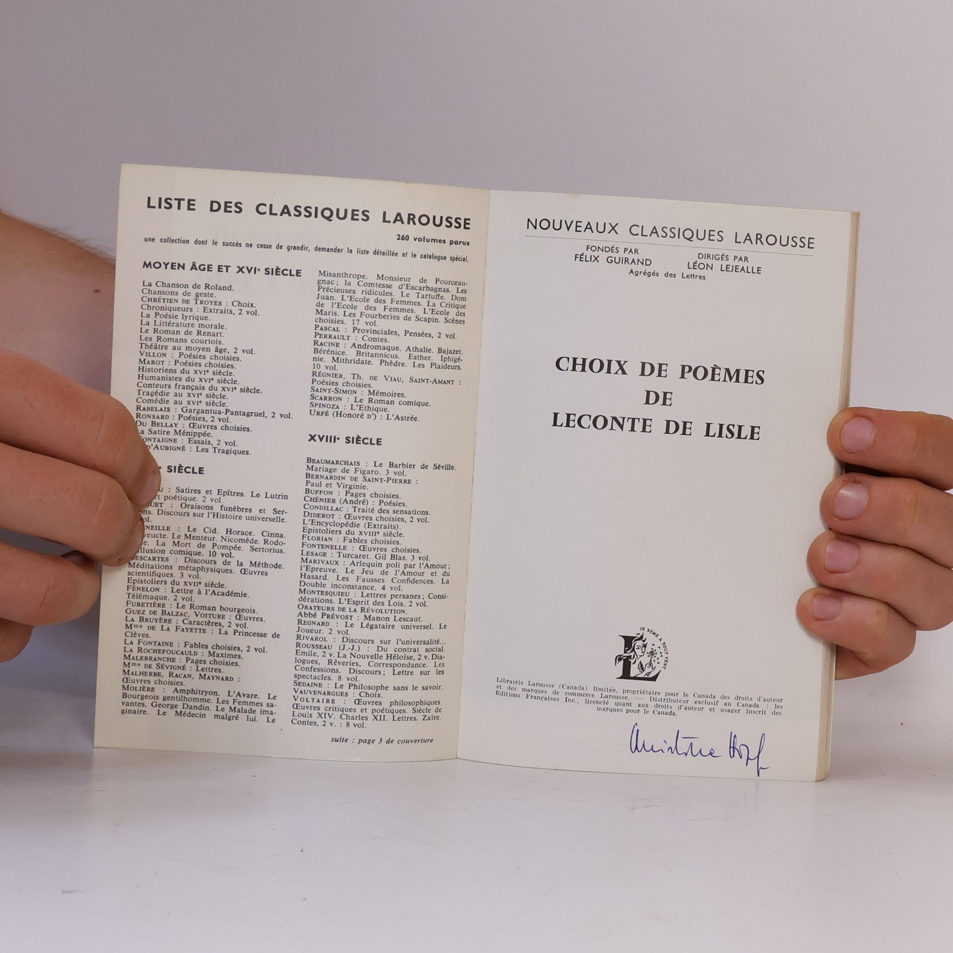 Leconte De Lisle Poémes Choisis
