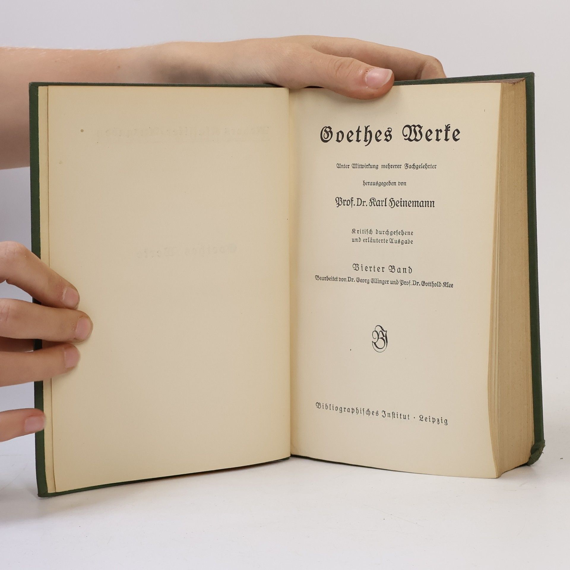Johann Wolfgang von Goethe Goethes Werke 4