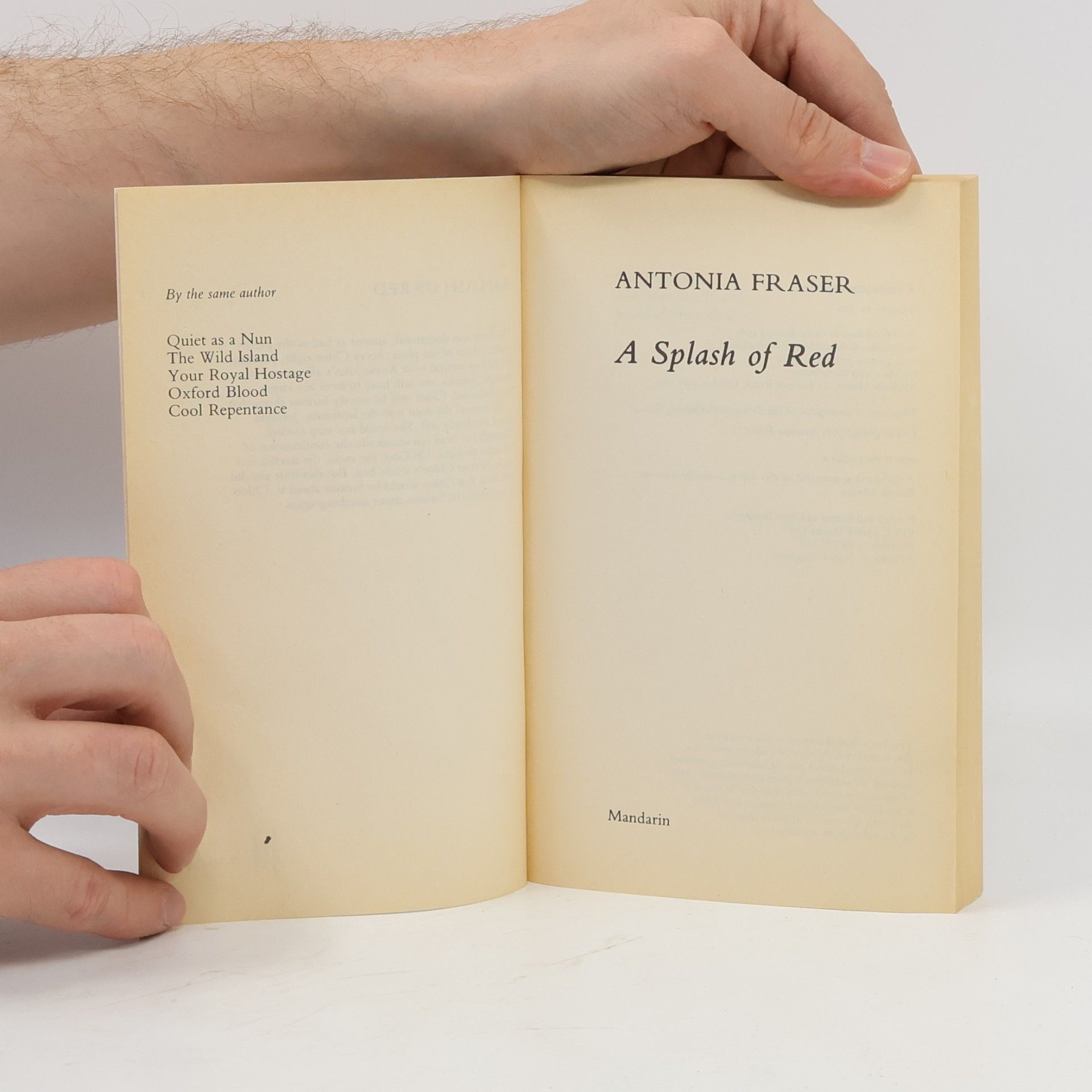Antonia Fraser A Splash of Red