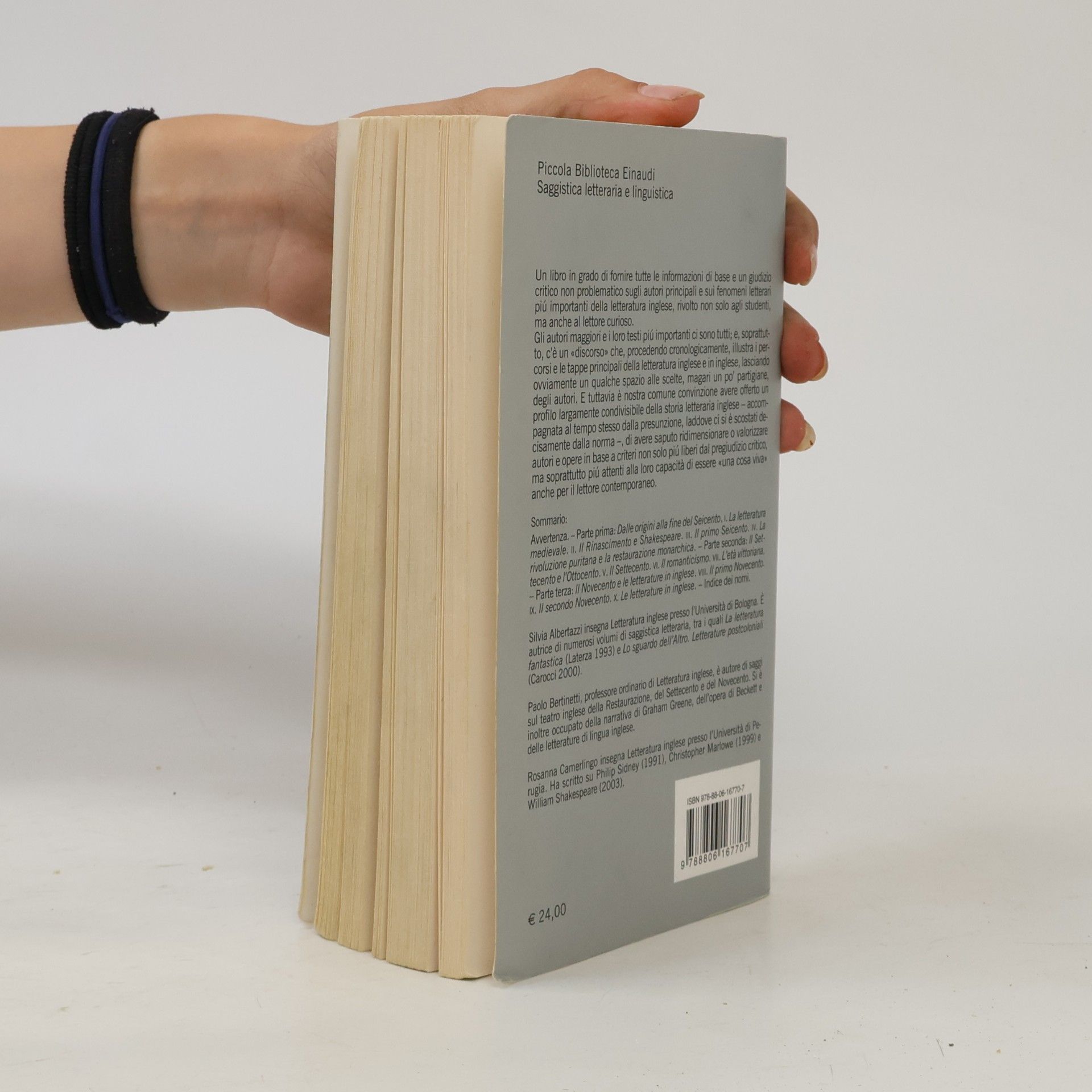 Paolo Bertinetti Piccola Biblioteca Einaudi - 260: Breve storia della letteratura inglese
