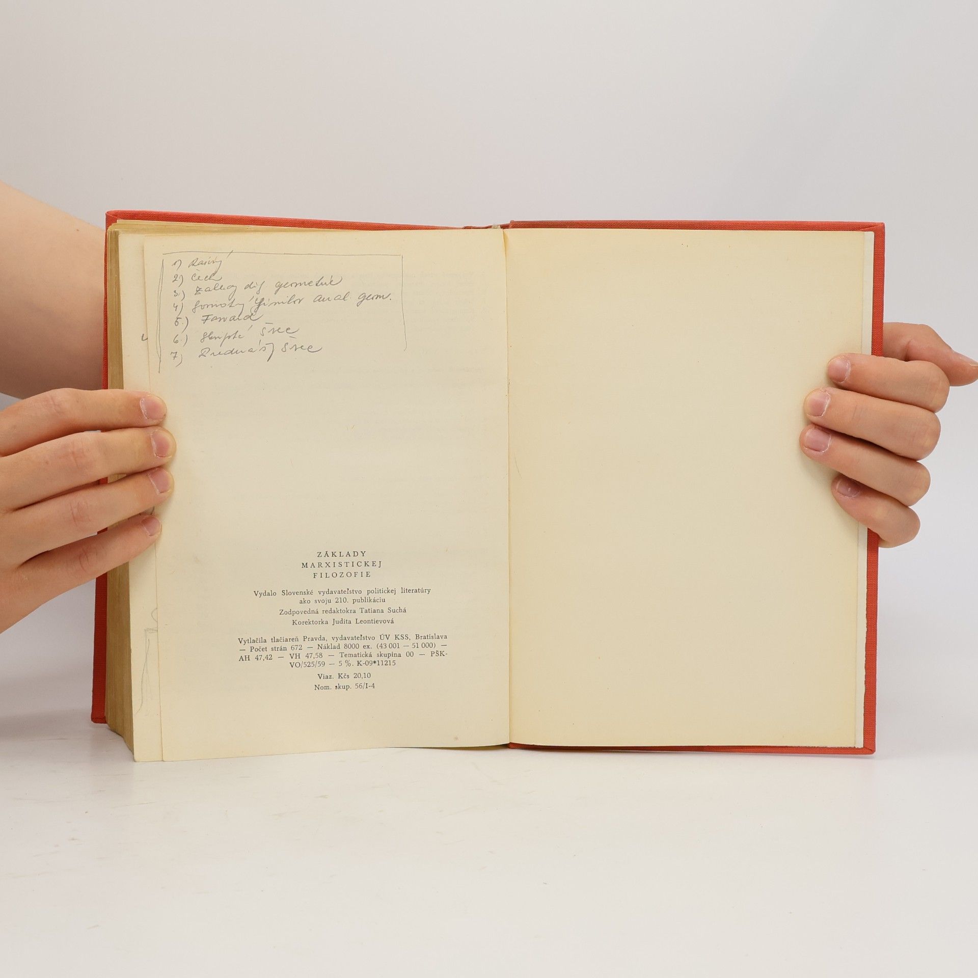 Collectif d'auteurs Základy marxistickej filozofie