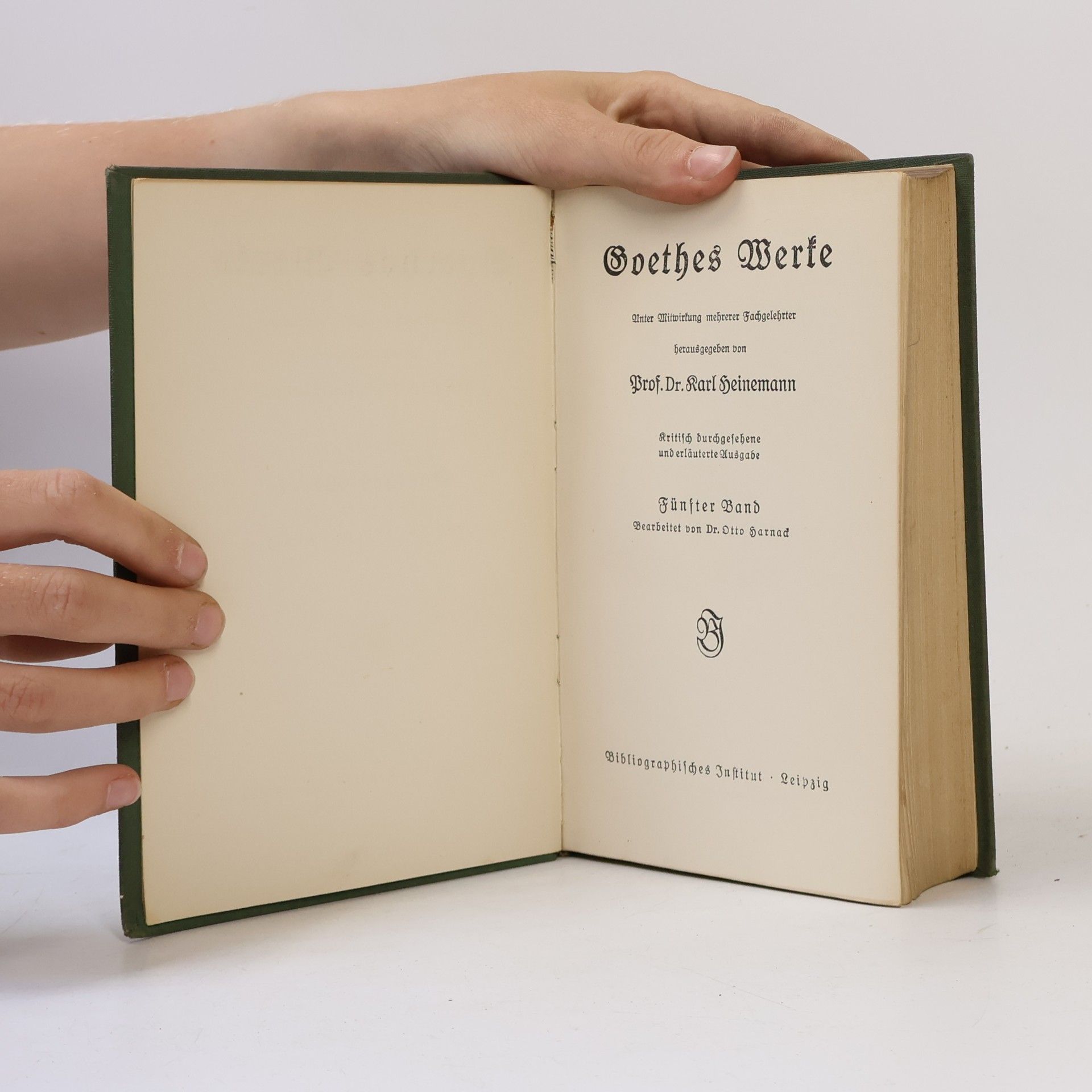 Johann Wolfgang von Goethe Goethes Werke 5