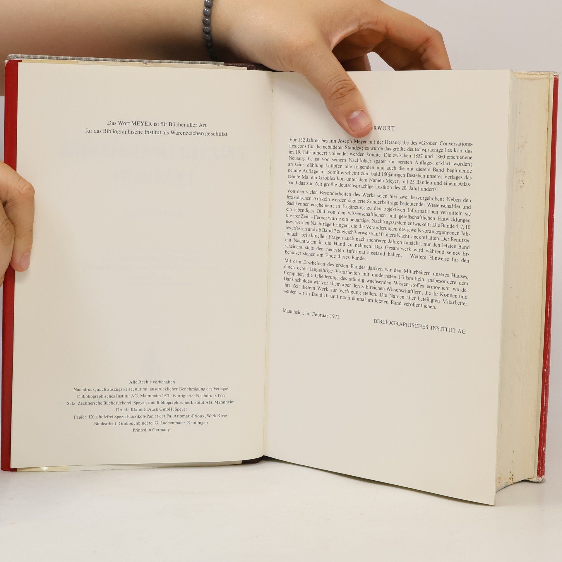 Autorenkollektiv Meyers enzyklopädisches Lexikon in 25 Bänden. Band 1. A-Alu