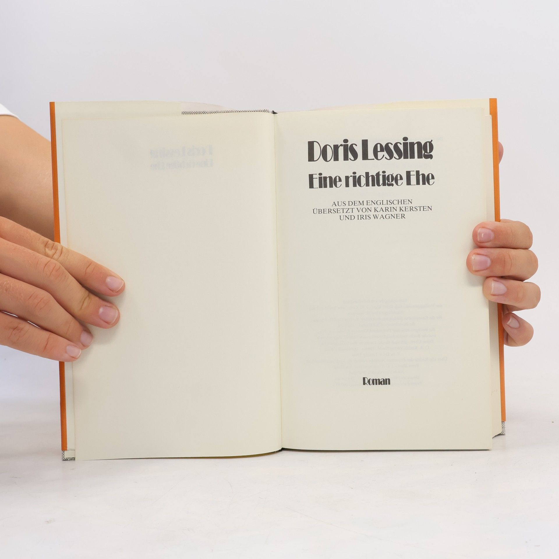 Doris May Lessing Eine richtige Ehe