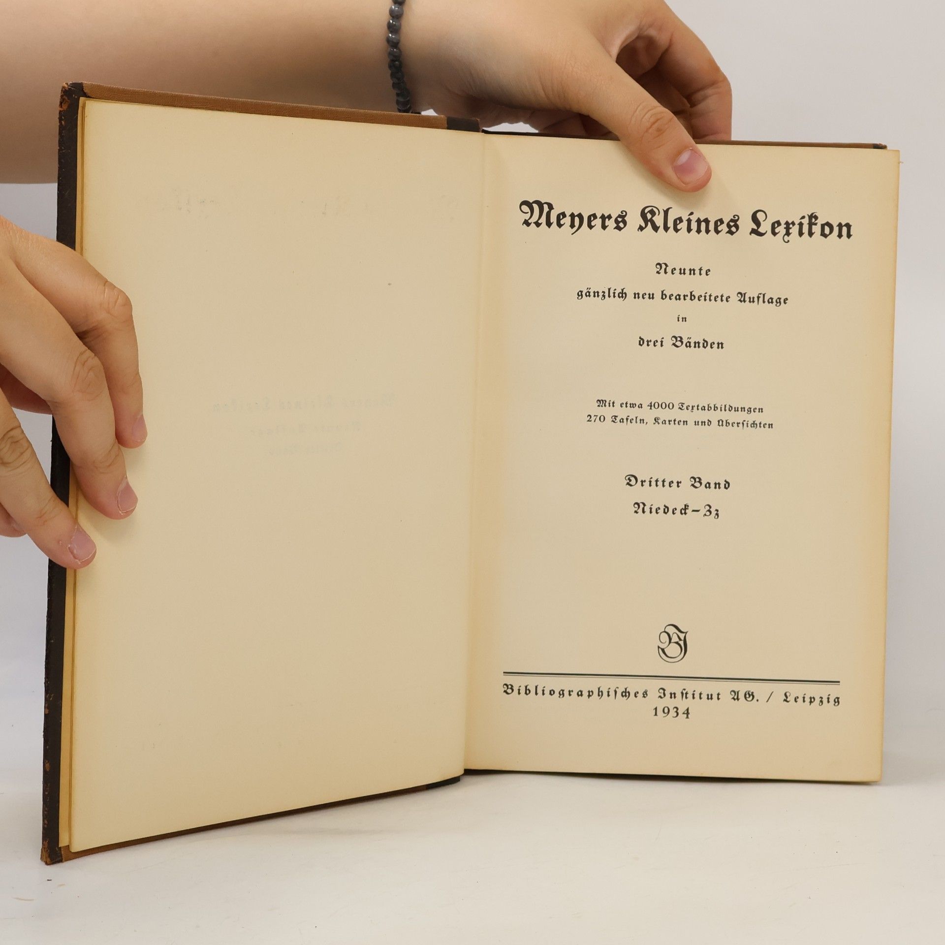 Autores varios Meyers Kleines Lexikon. Dritter Band