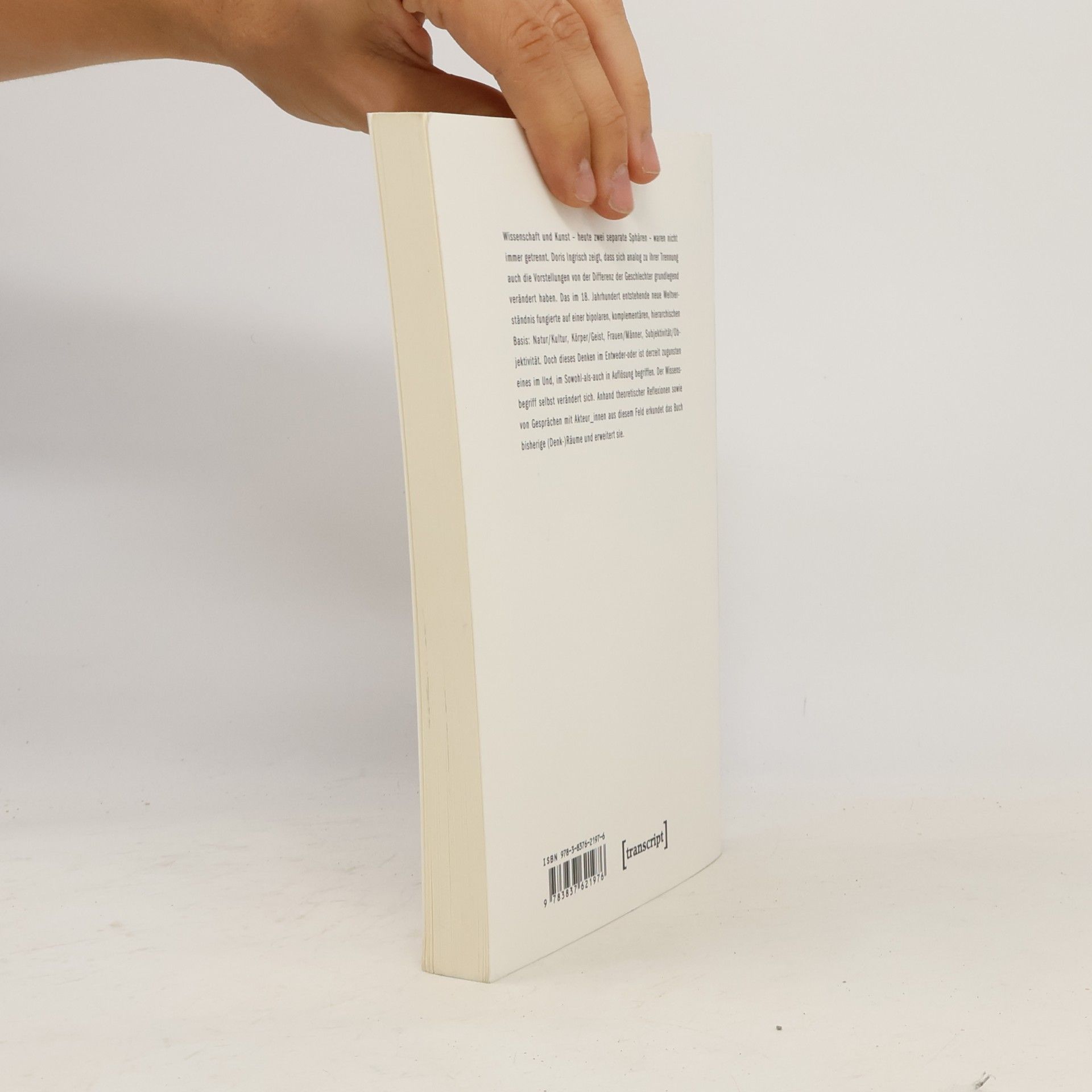 Doris Ingrisch Wissenschaft, Kunst und Gender