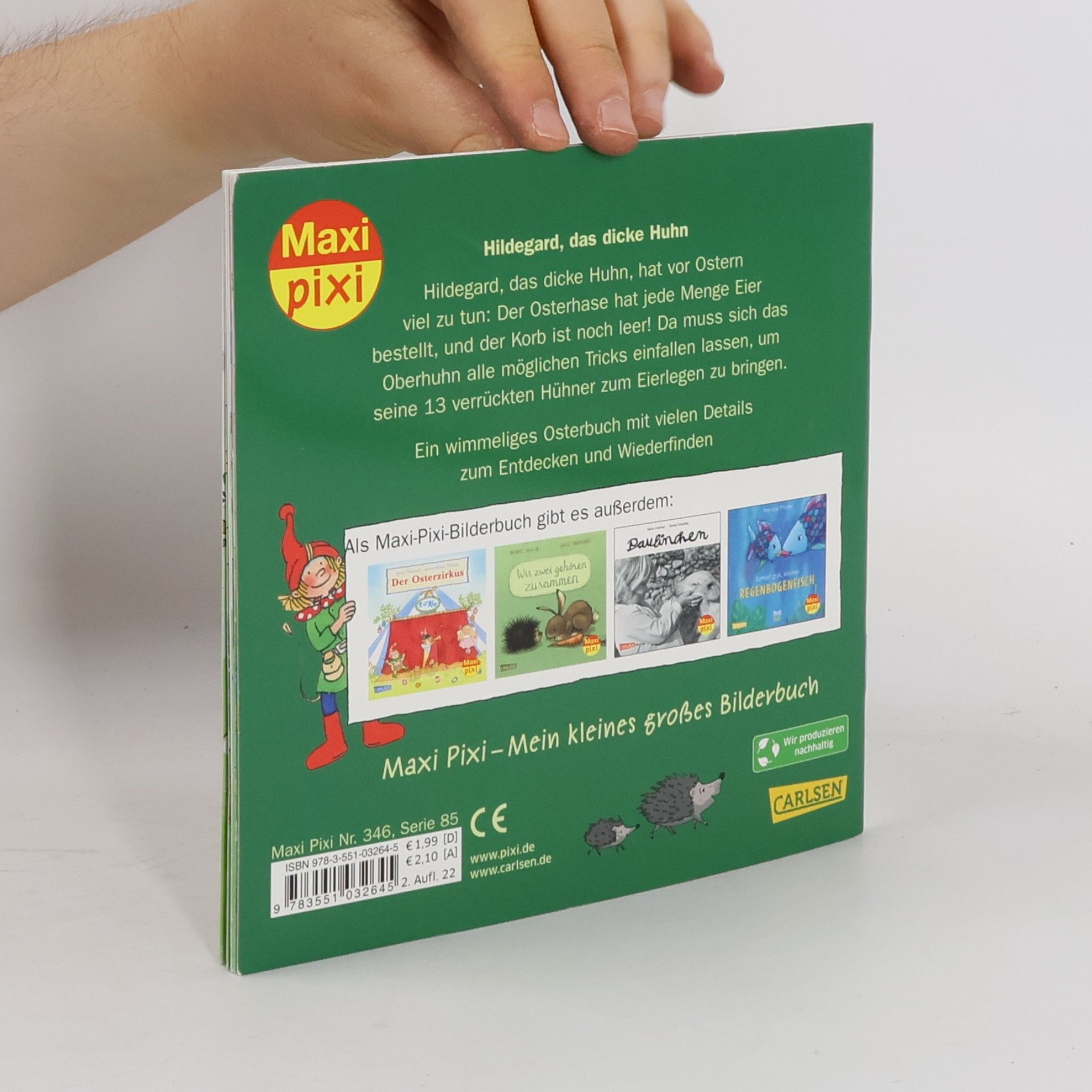 Sabine Cuno Maxi Pixi - 346: Hildegard, das dicke Huhn, hat vor Ostern viel zu tun: Miniaturbuch