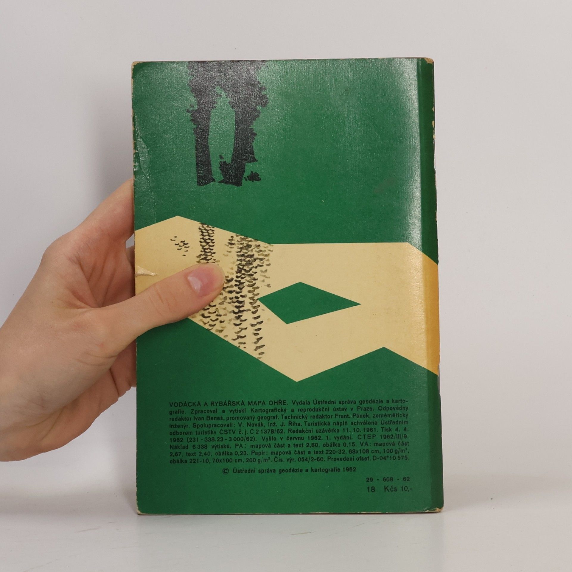 Autores varios Ohře. Vodácká a rybářská mapa