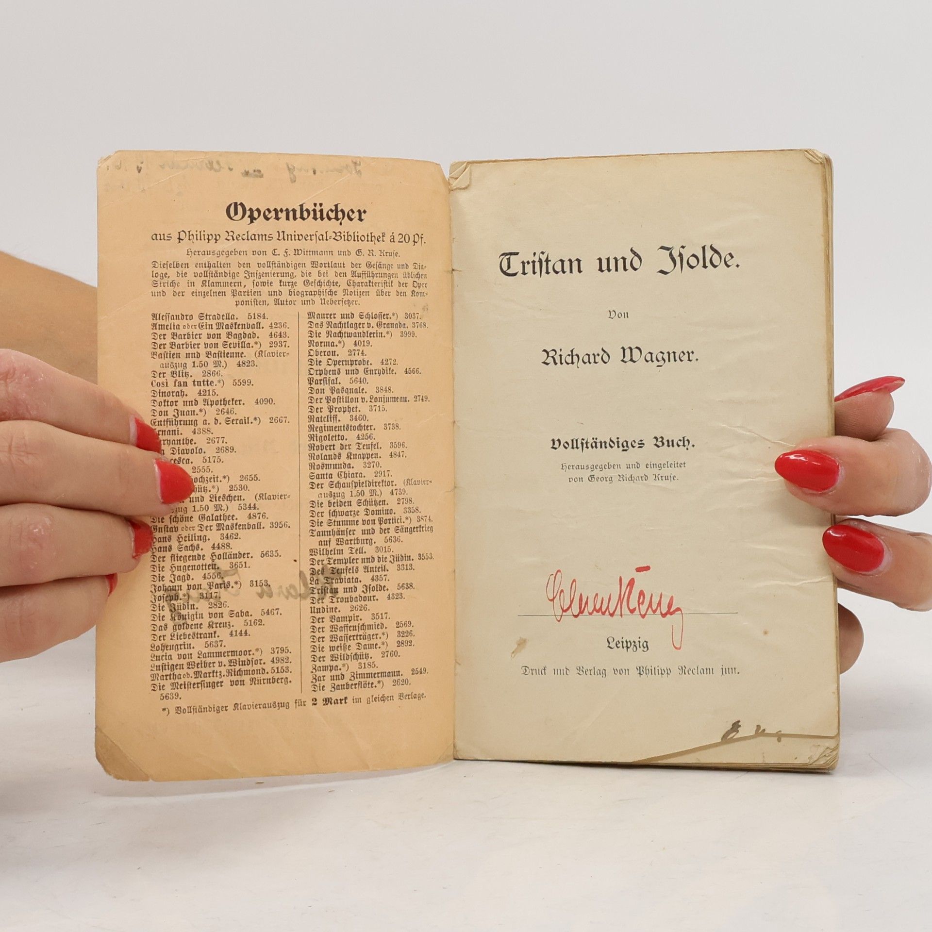 Richard Wagner Tristan und Isolde