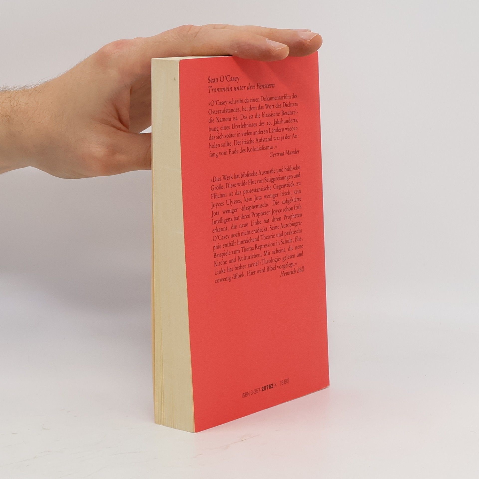 Seán O'Casey Trommeln unter den Fenstern. Autobiographie III.