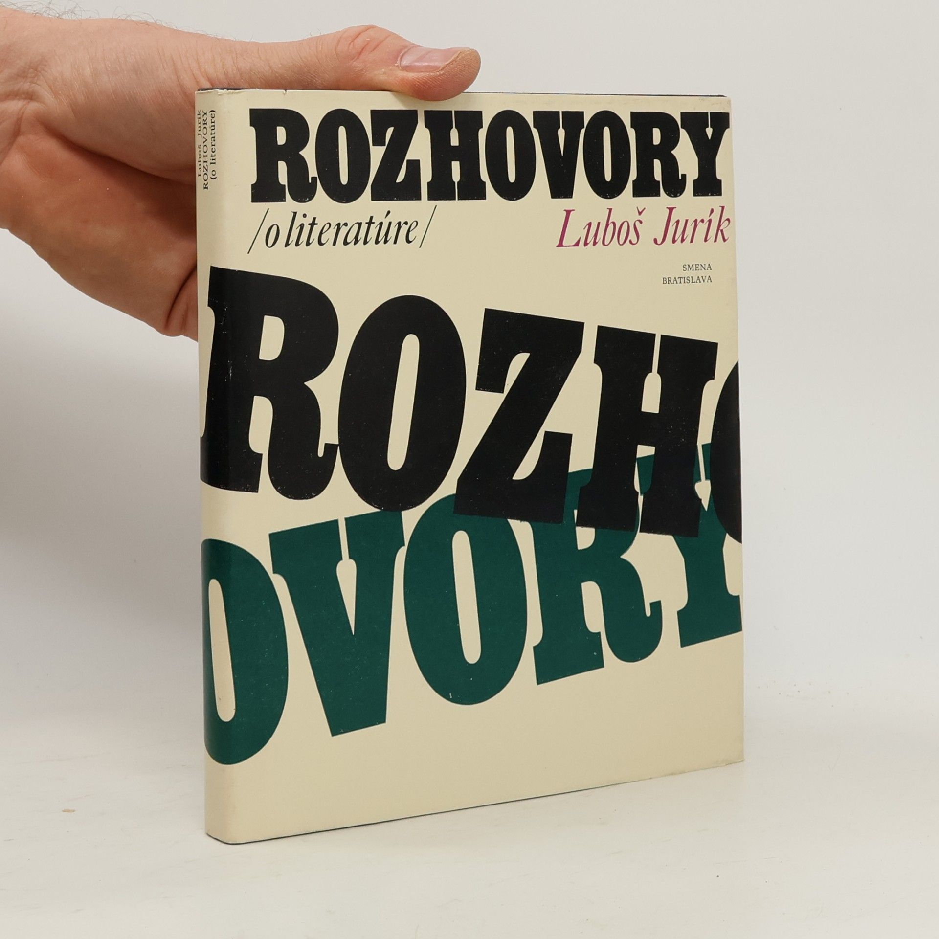 Ľuboš Jurík Rozhovory o literatúre