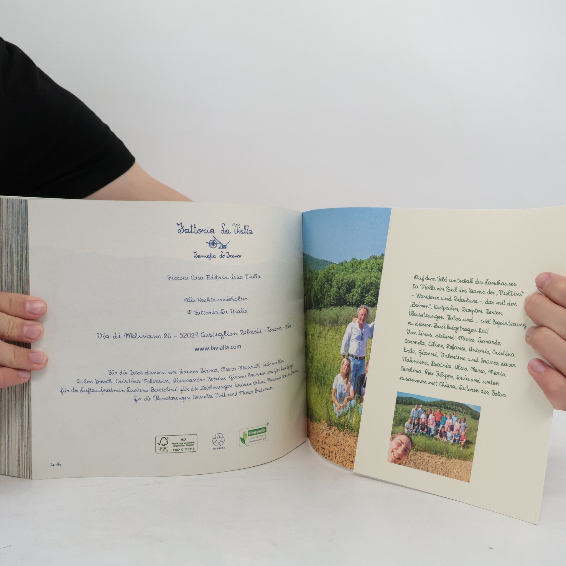 AA.VV. Fattoria La Vialla Buch Kochbuch neu A piedi a tavola n. 2
