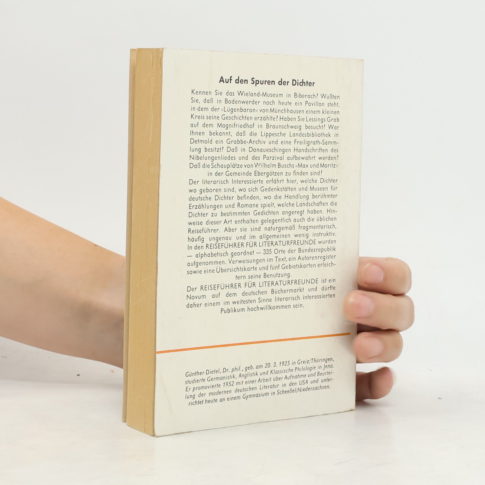 Günther Dietel Günther Dietel Reiseführer für Literaturfreunde